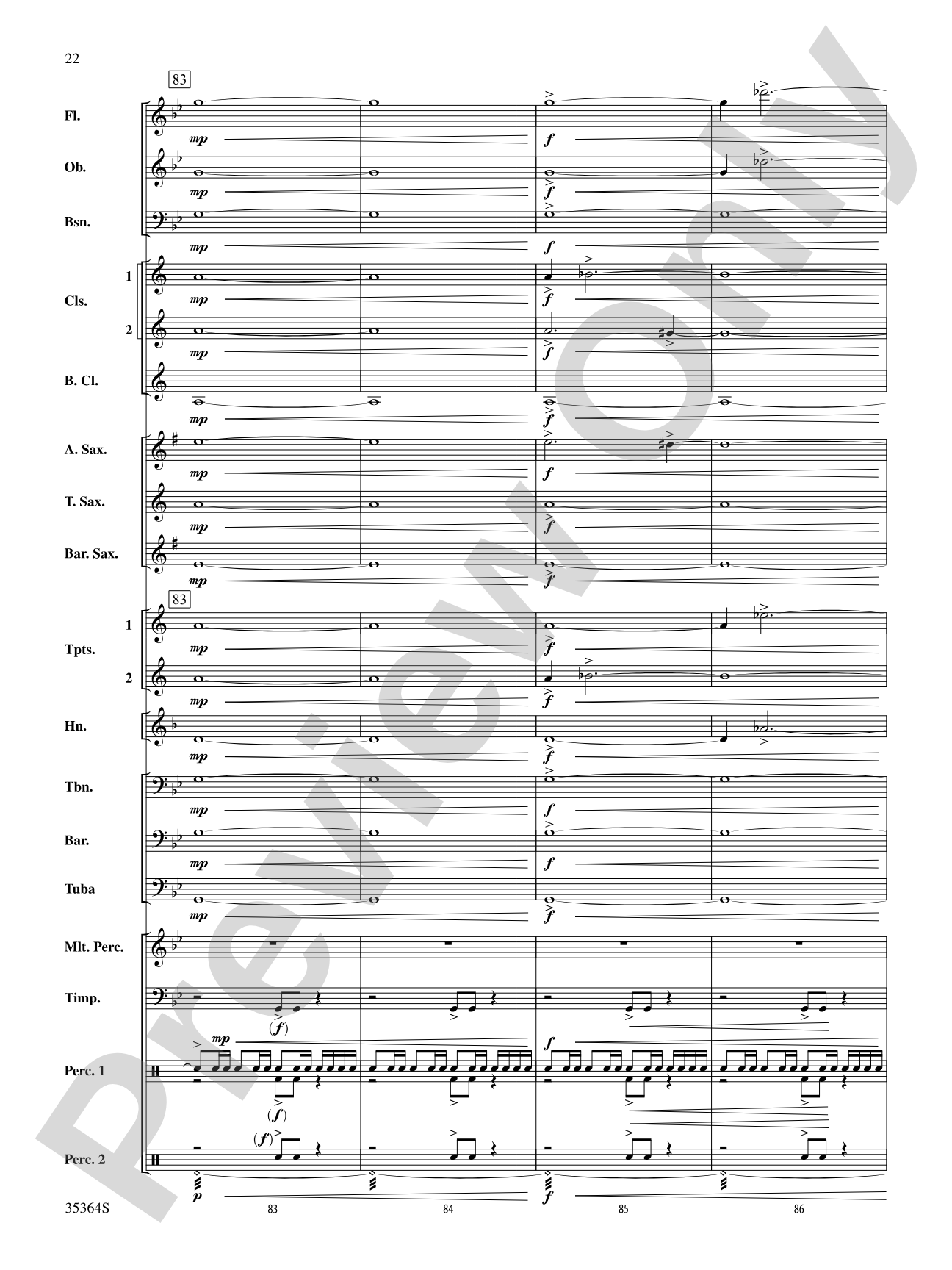 The Tell-Tale Heart: Concert Band Conductor Score & Parts