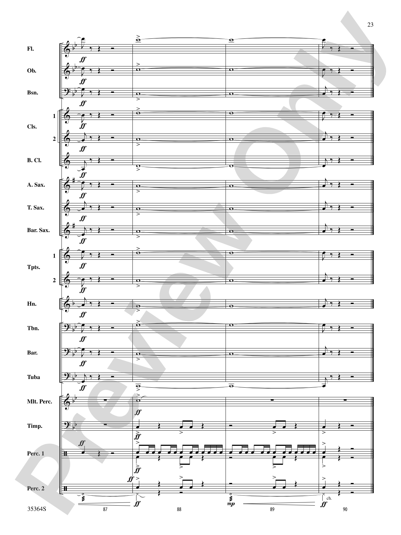 The Tell-Tale Heart: Concert Band Conductor Score & Parts