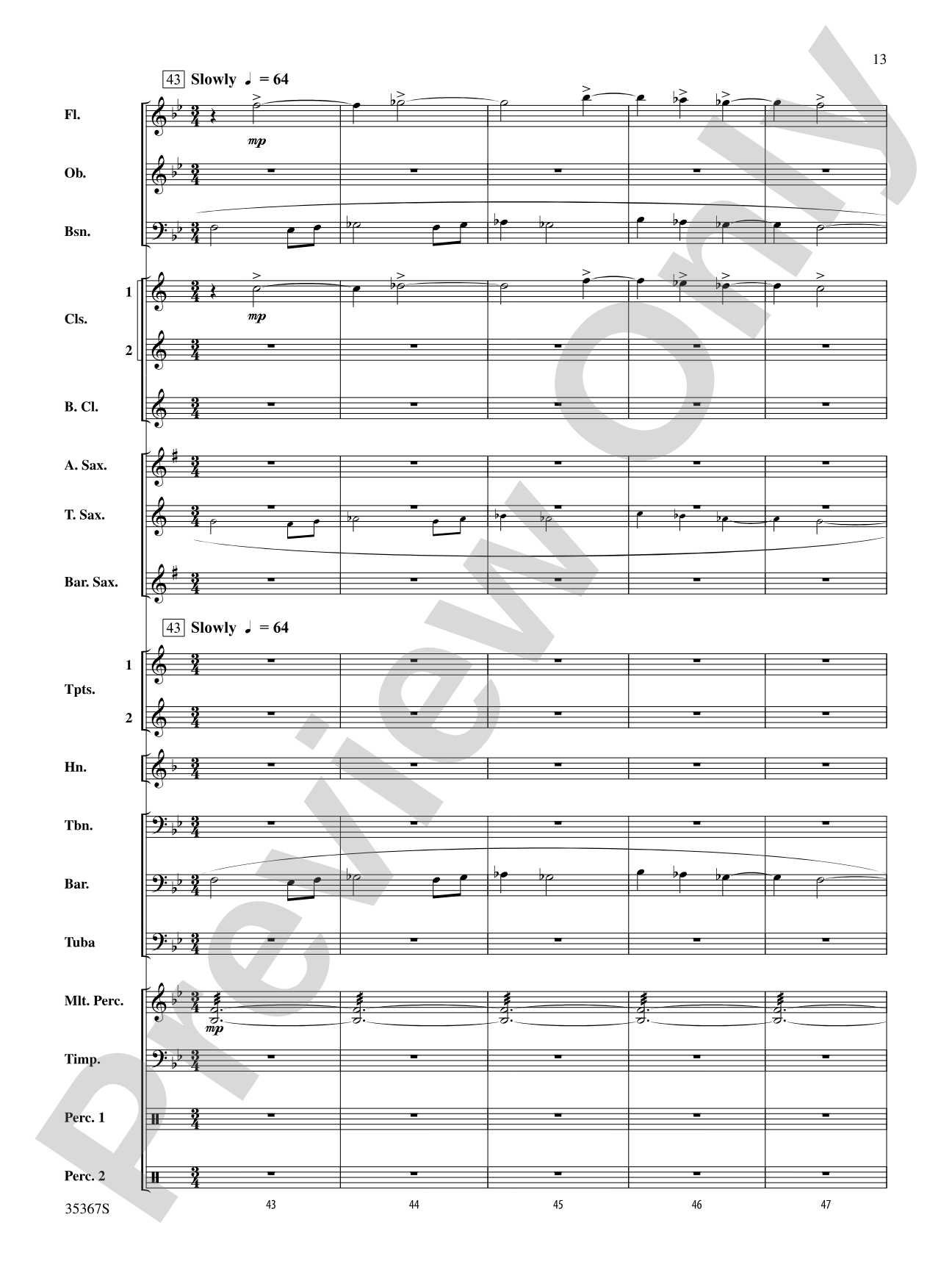 Lion of Knidos: Concert Band Conductor Score & Parts
