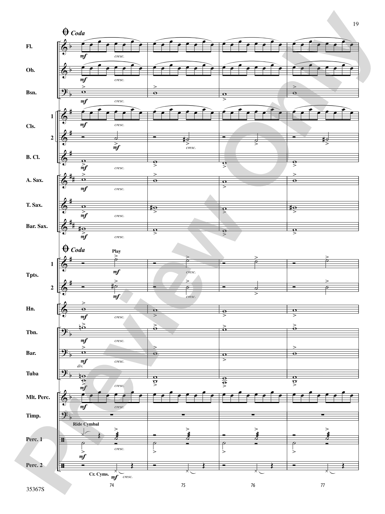 Lion of Knidos: Concert Band Conductor Score & Parts