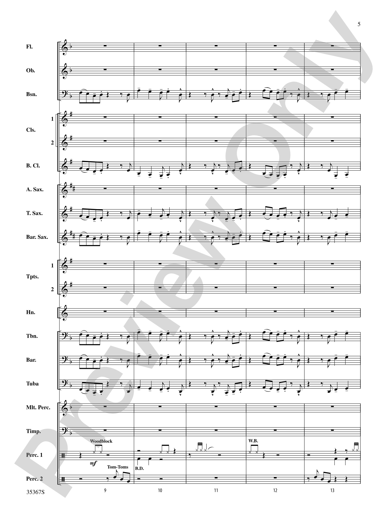 Lion of Knidos: Concert Band Conductor Score & Parts