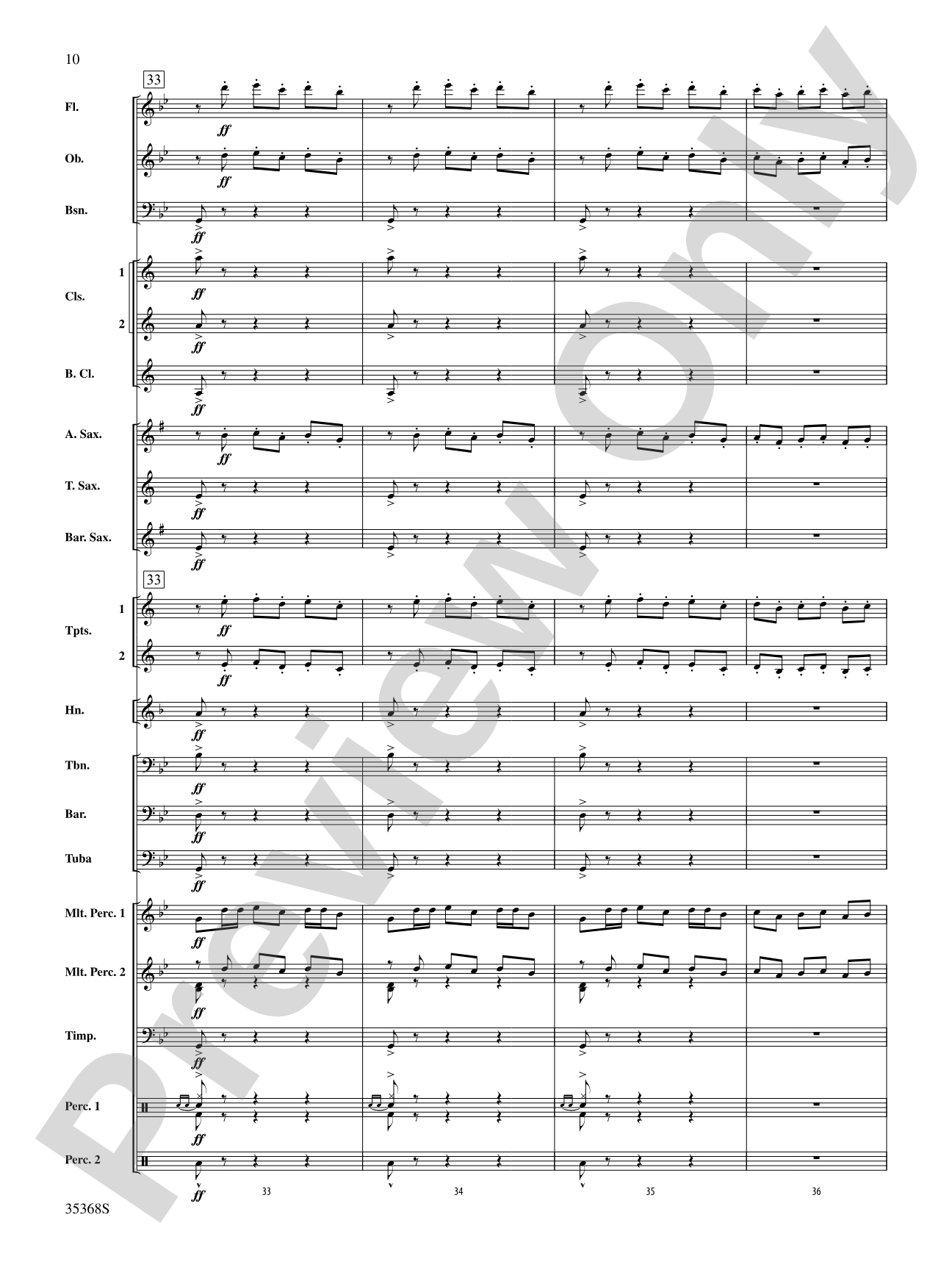 The Legend of Asturias: Concert Band Conductor Score & Parts
