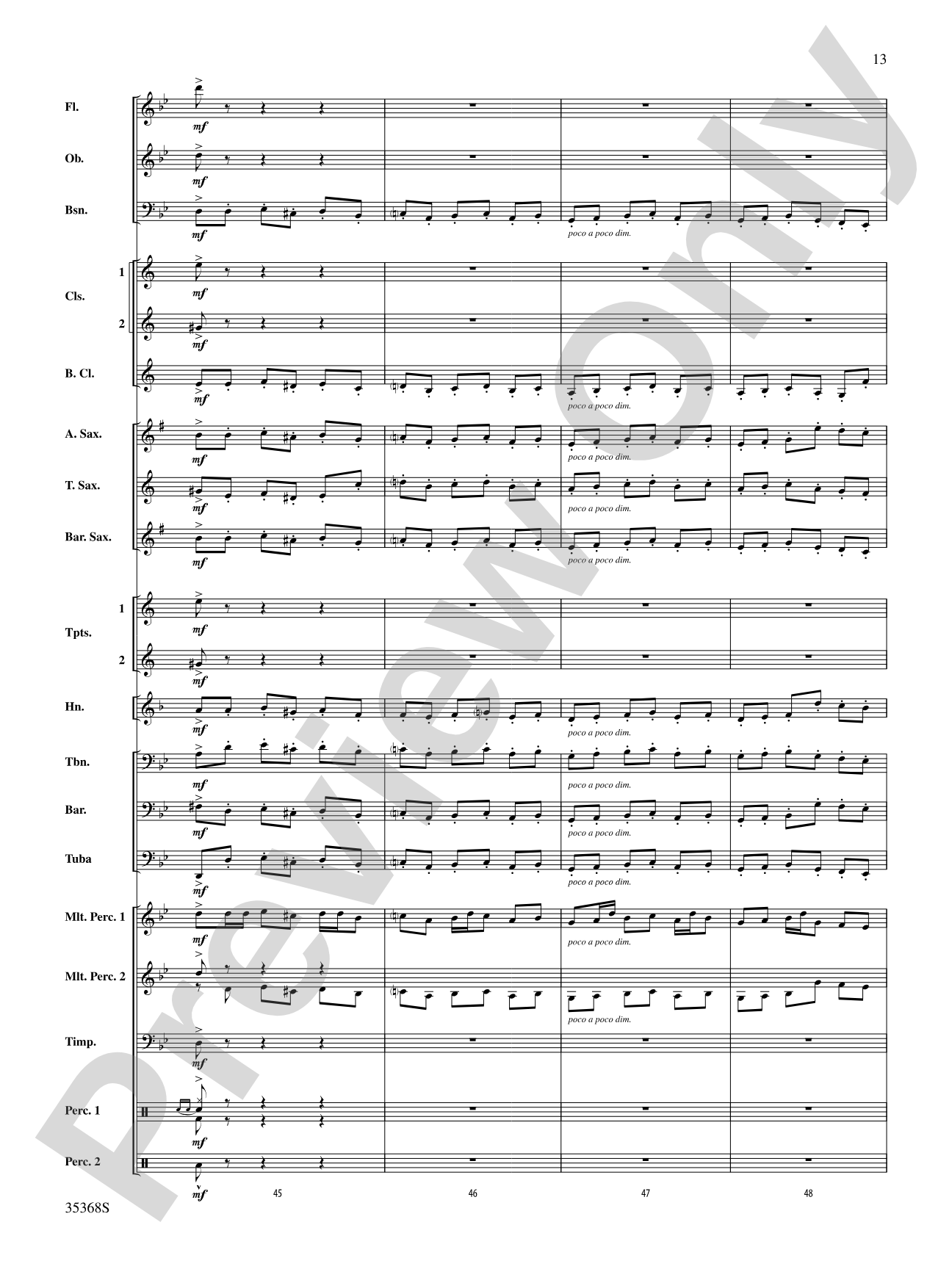 The Legend of Asturias: Concert Band Conductor Score & Parts