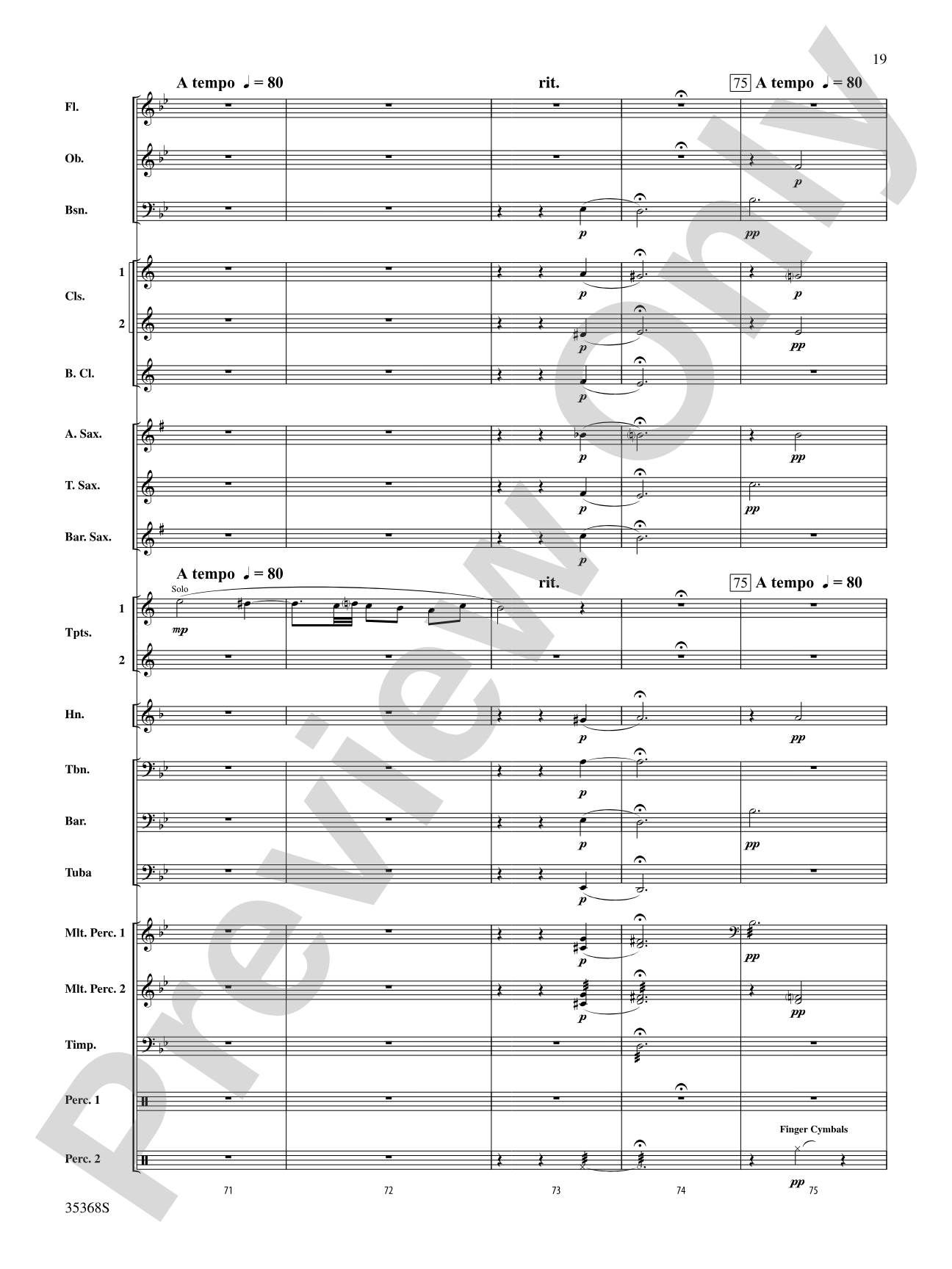 The Legend of Asturias: Concert Band Conductor Score & Parts