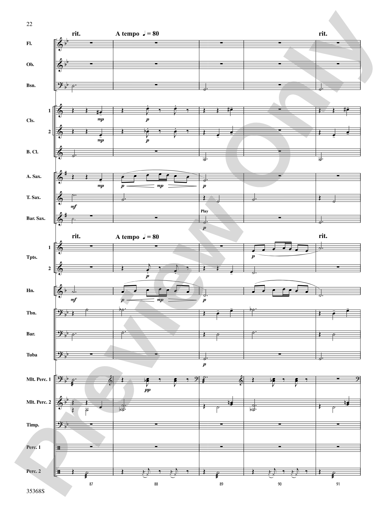 The Legend of Asturias: Concert Band Conductor Score & Parts