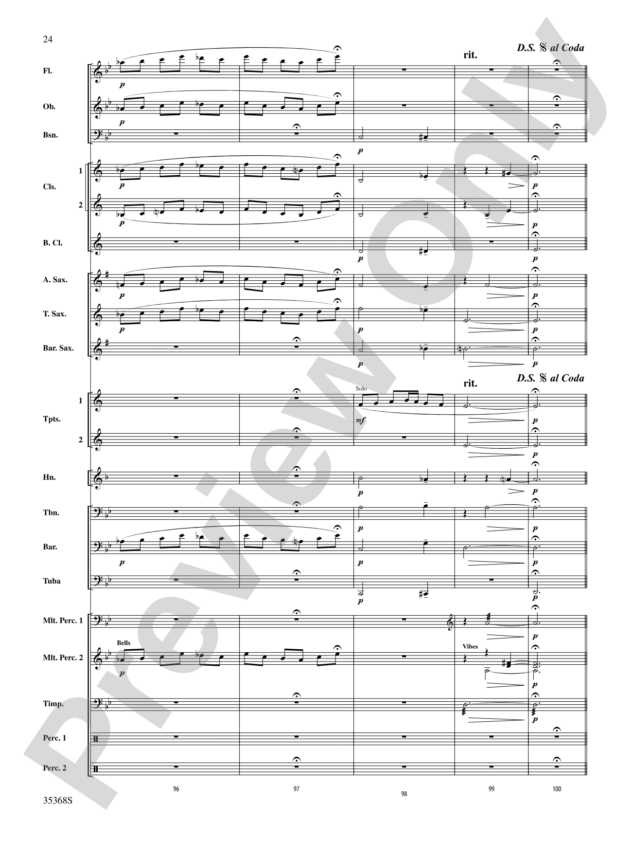 The Legend of Asturias: Concert Band Conductor Score & Parts