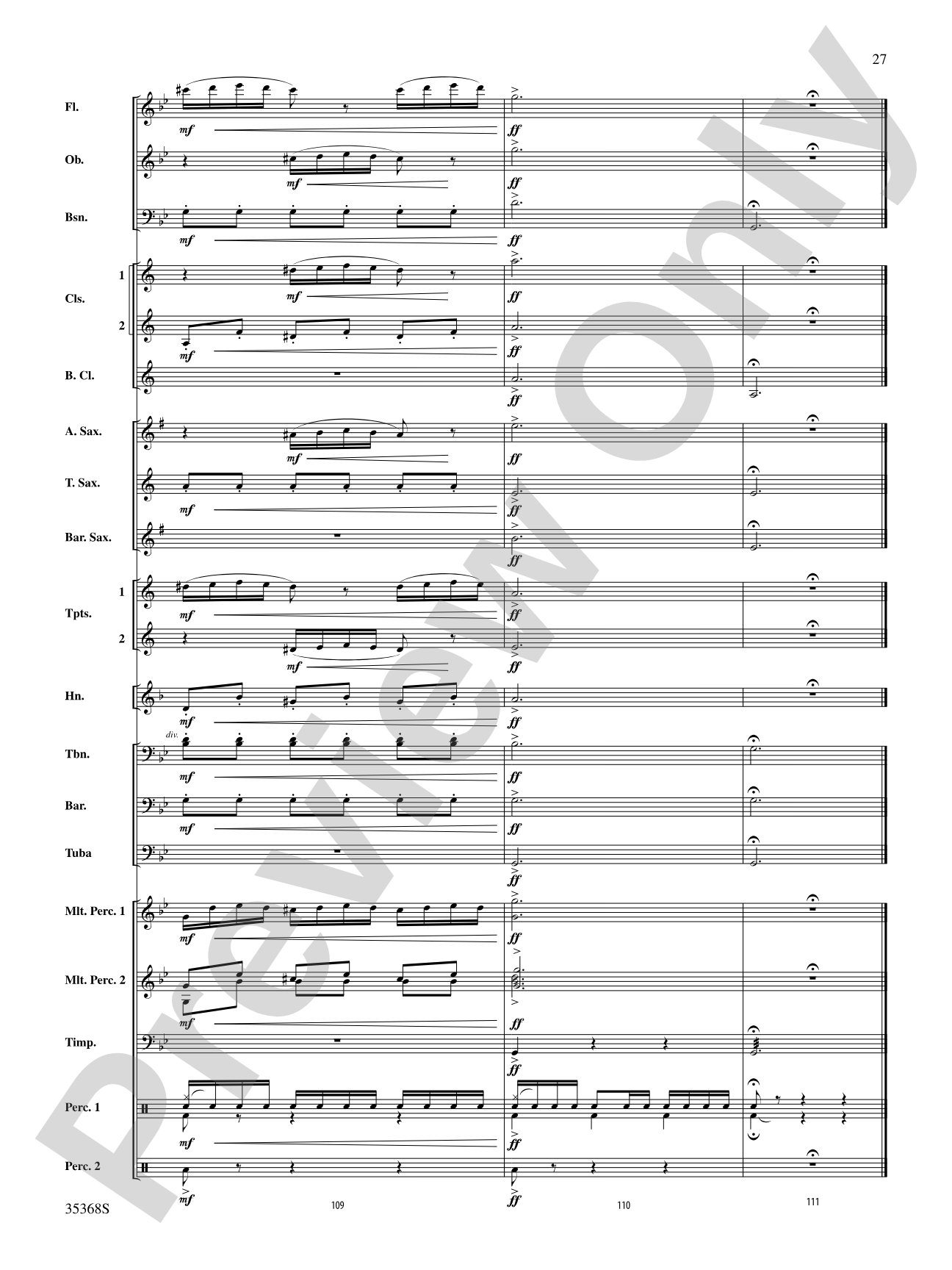 The Legend of Asturias: Concert Band Conductor Score & Parts