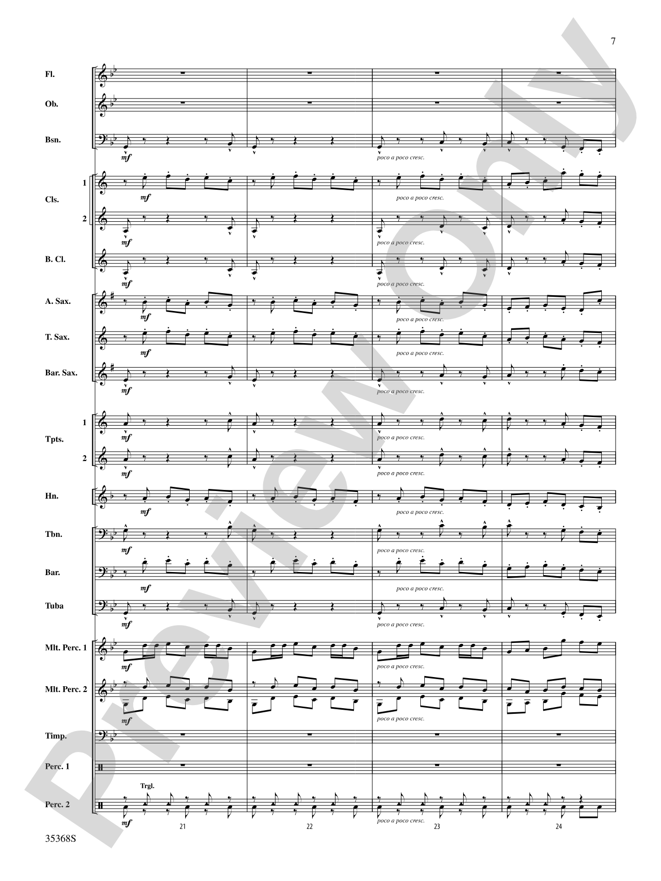 The Legend of Asturias: Concert Band Conductor Score & Parts
