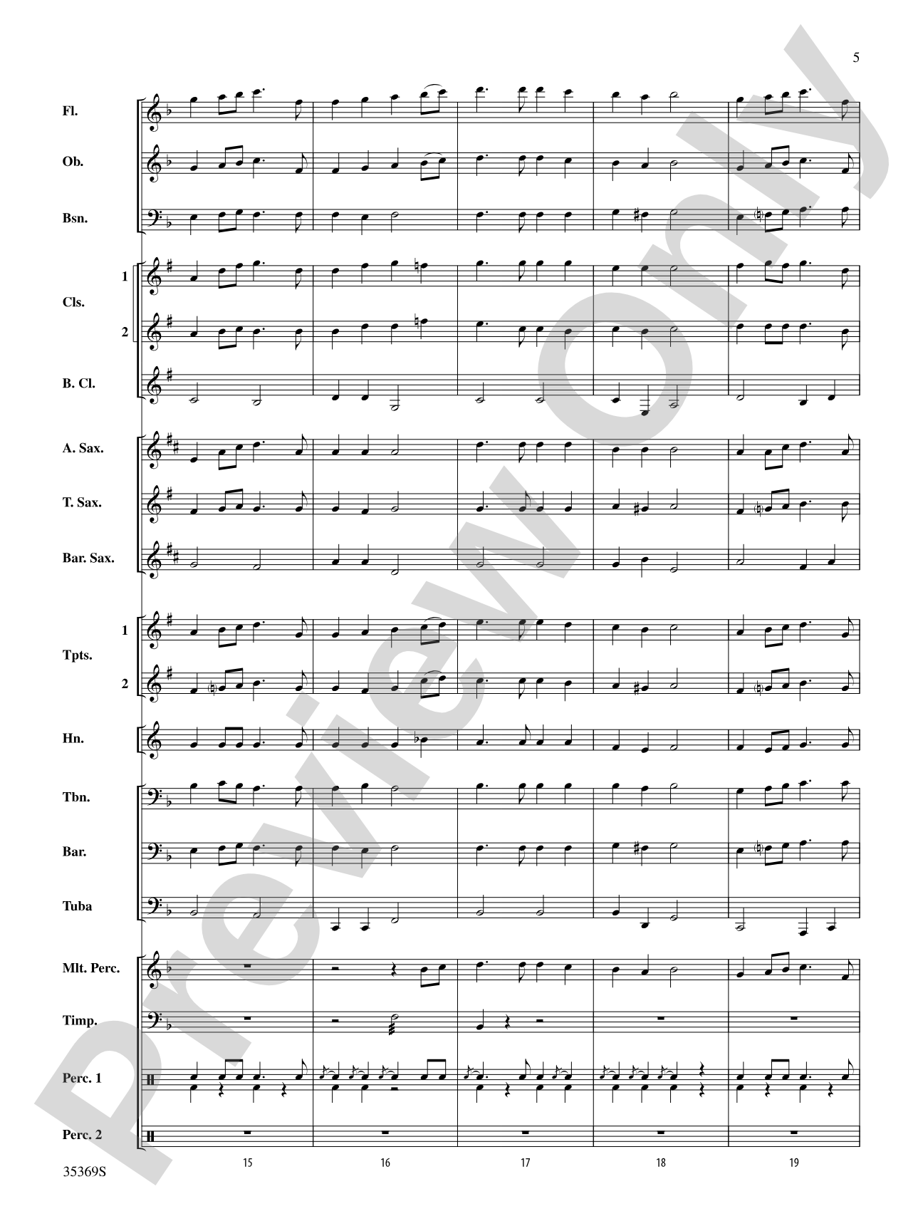 The Joy of Christmas: Concert Band Conductor Score & Parts