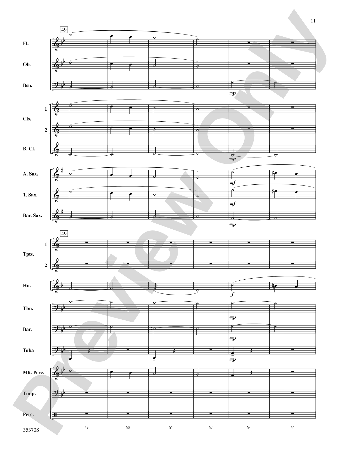 Andante (from Prince Igor): Concert Band Conductor Score & Parts