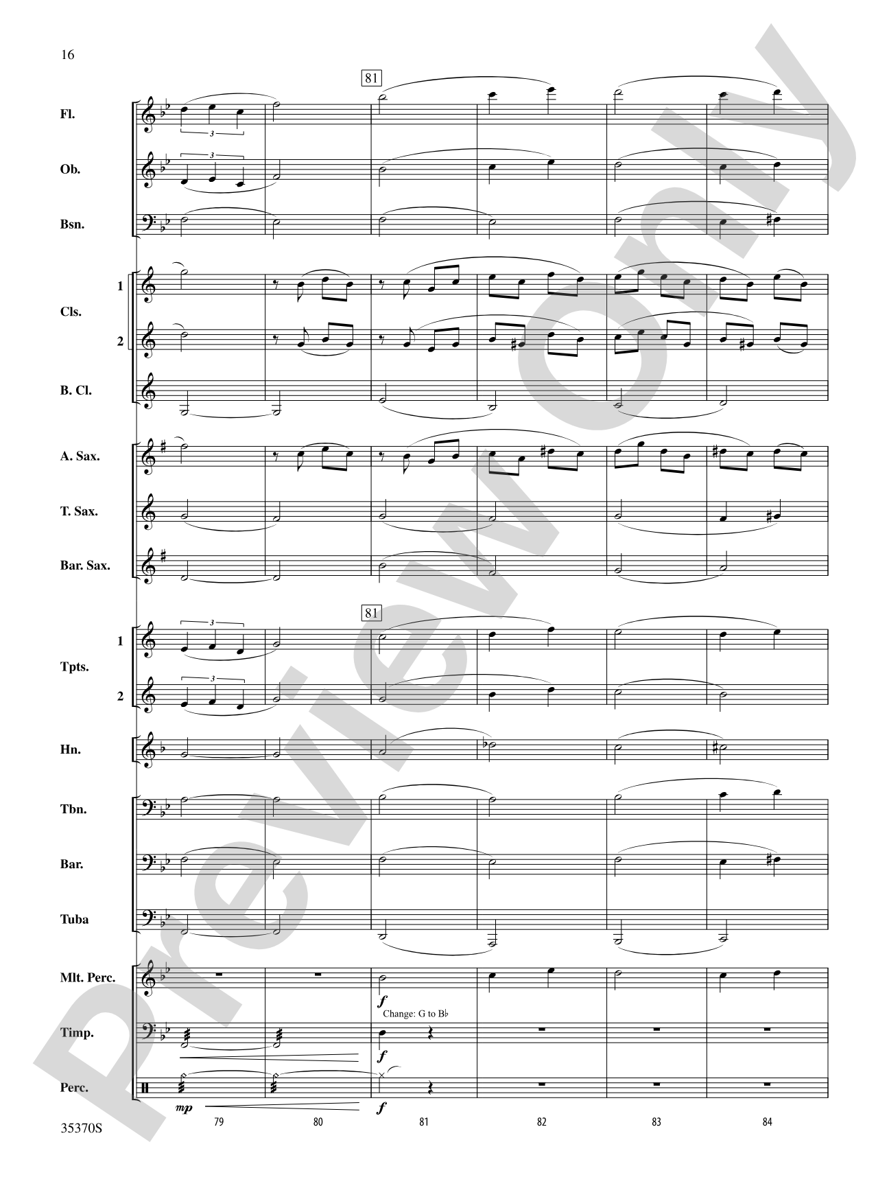 Andante (from Prince Igor): Concert Band Conductor Score & Parts