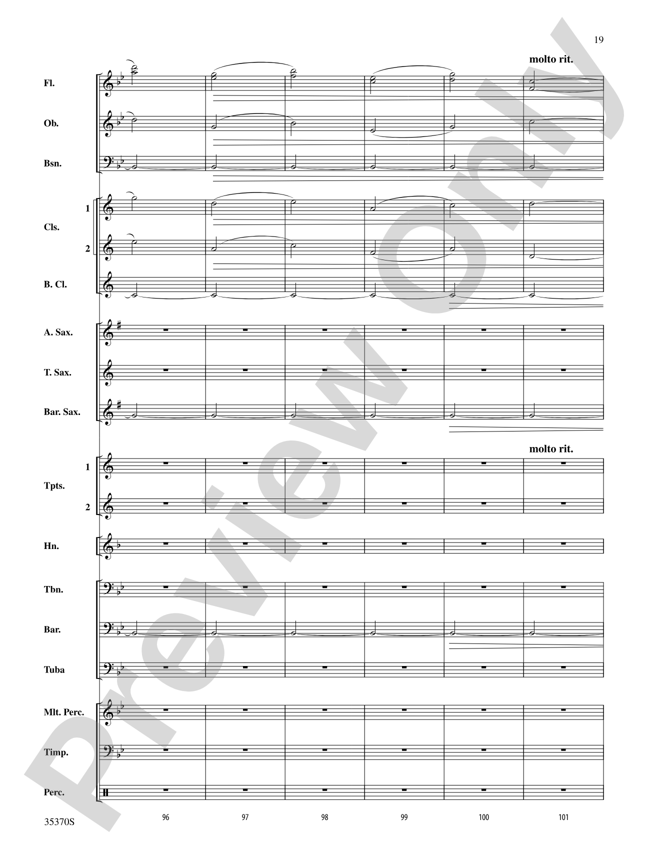 Andante (from Prince Igor): Concert Band Conductor Score & Parts