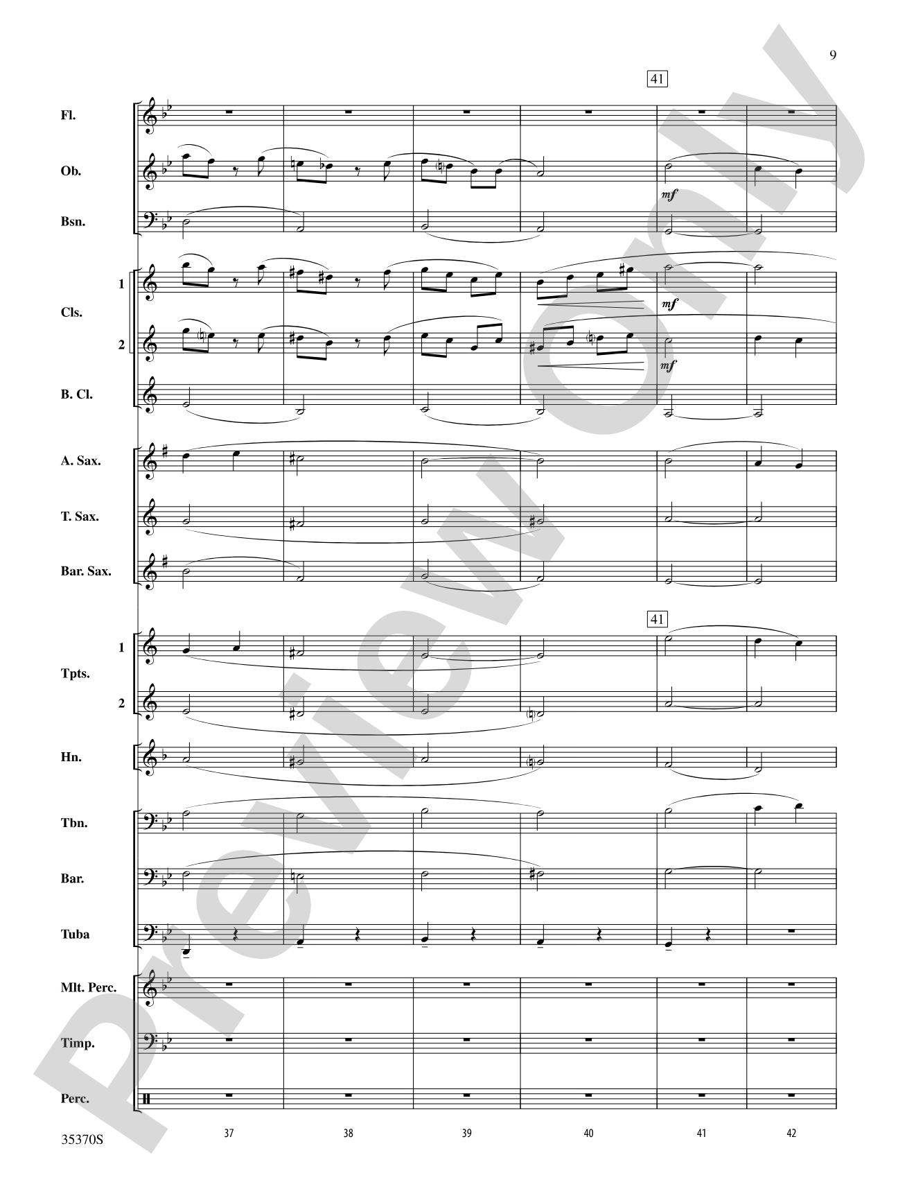 Andante (from Prince Igor): Concert Band Conductor Score & Parts