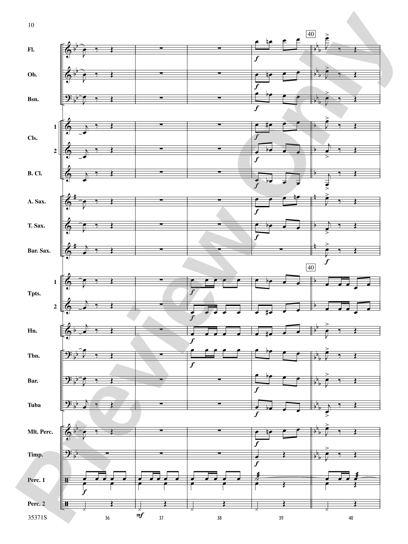 Semper Paratus: Score