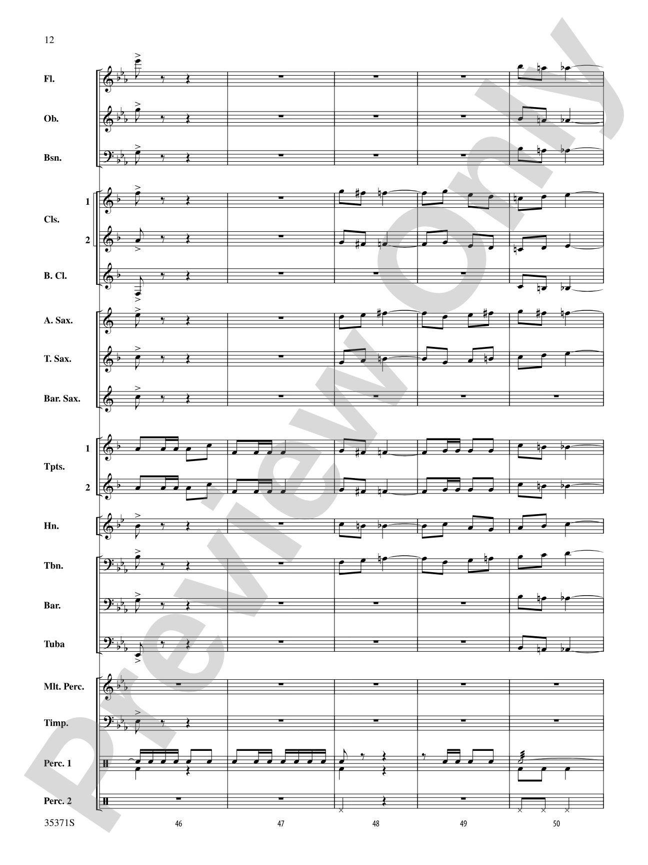 Semper Paratus: Score