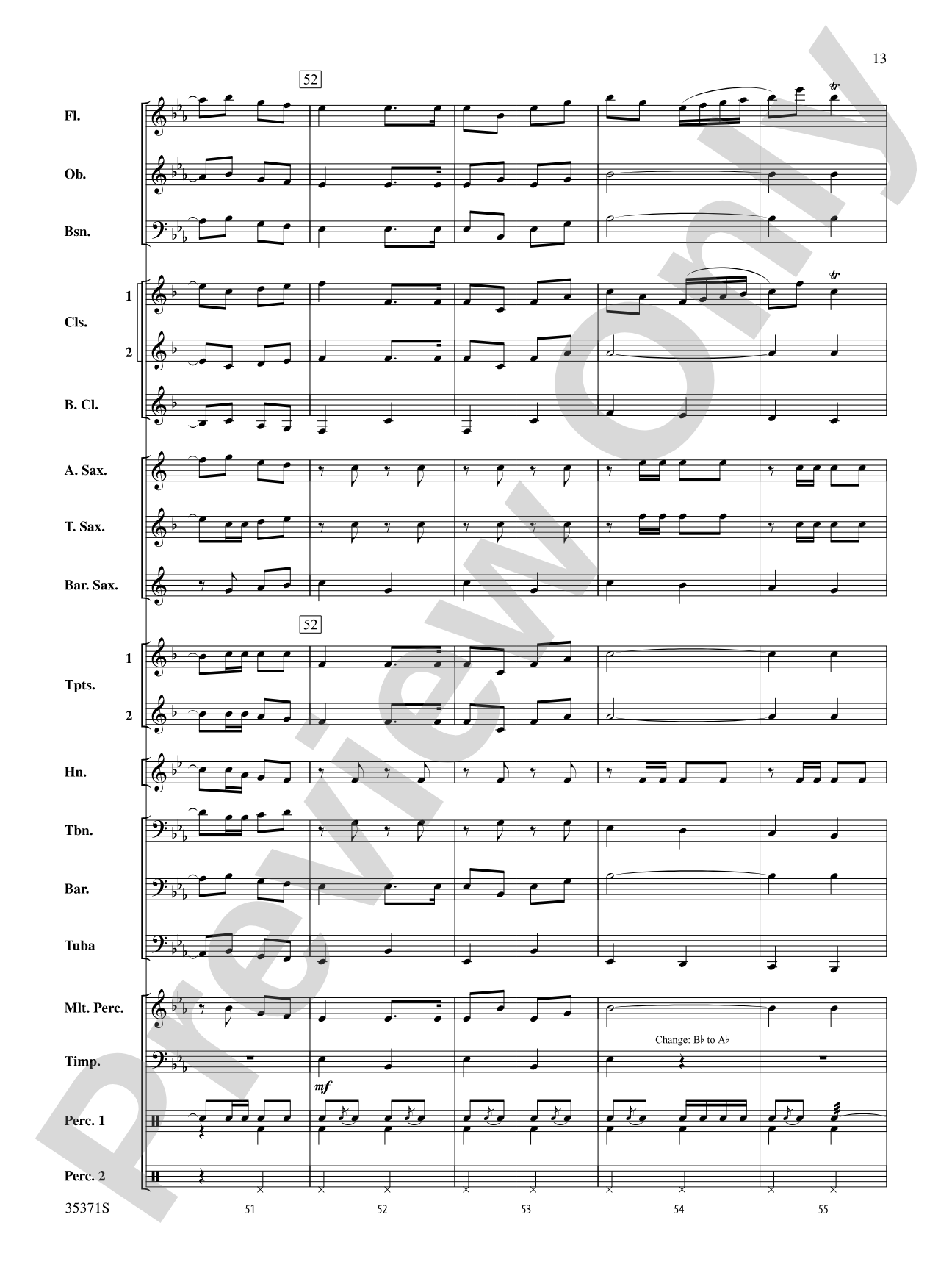 Semper Paratus: Score