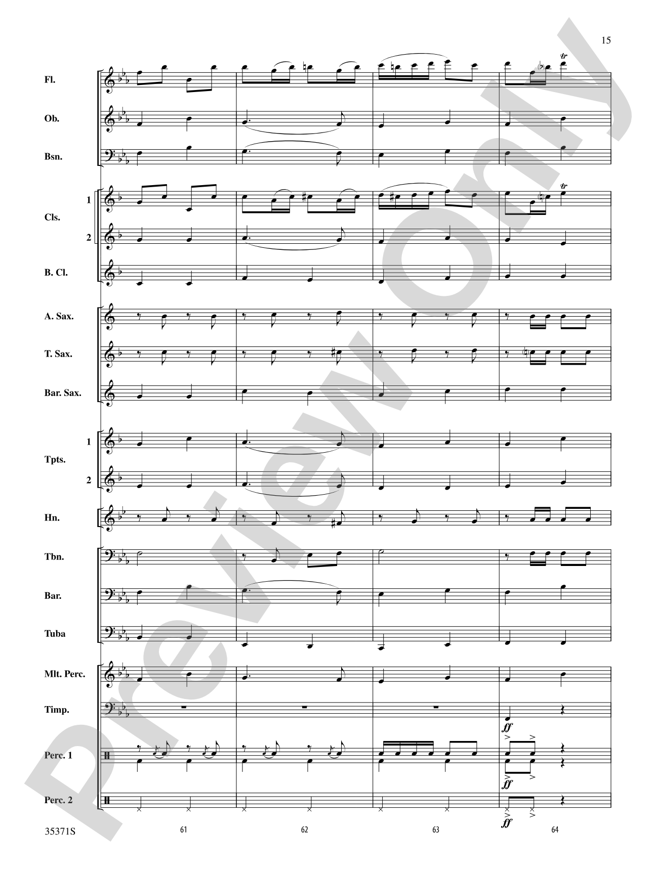 Semper Paratus: Score