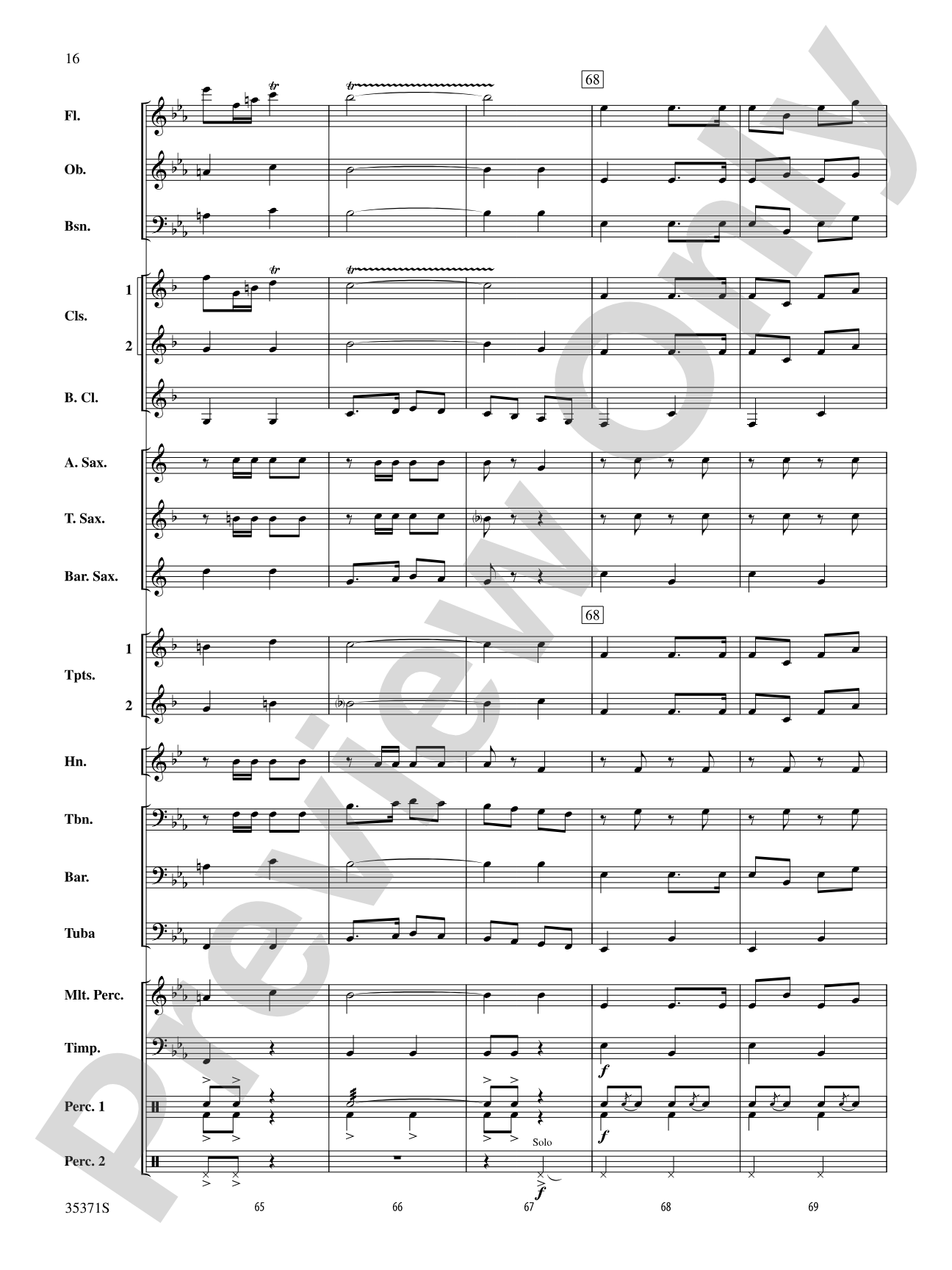 Semper Paratus: Score