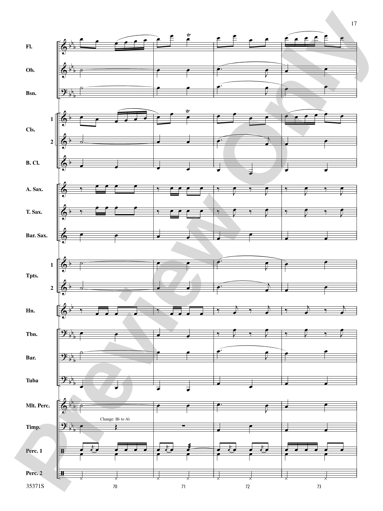 Semper Paratus: Score