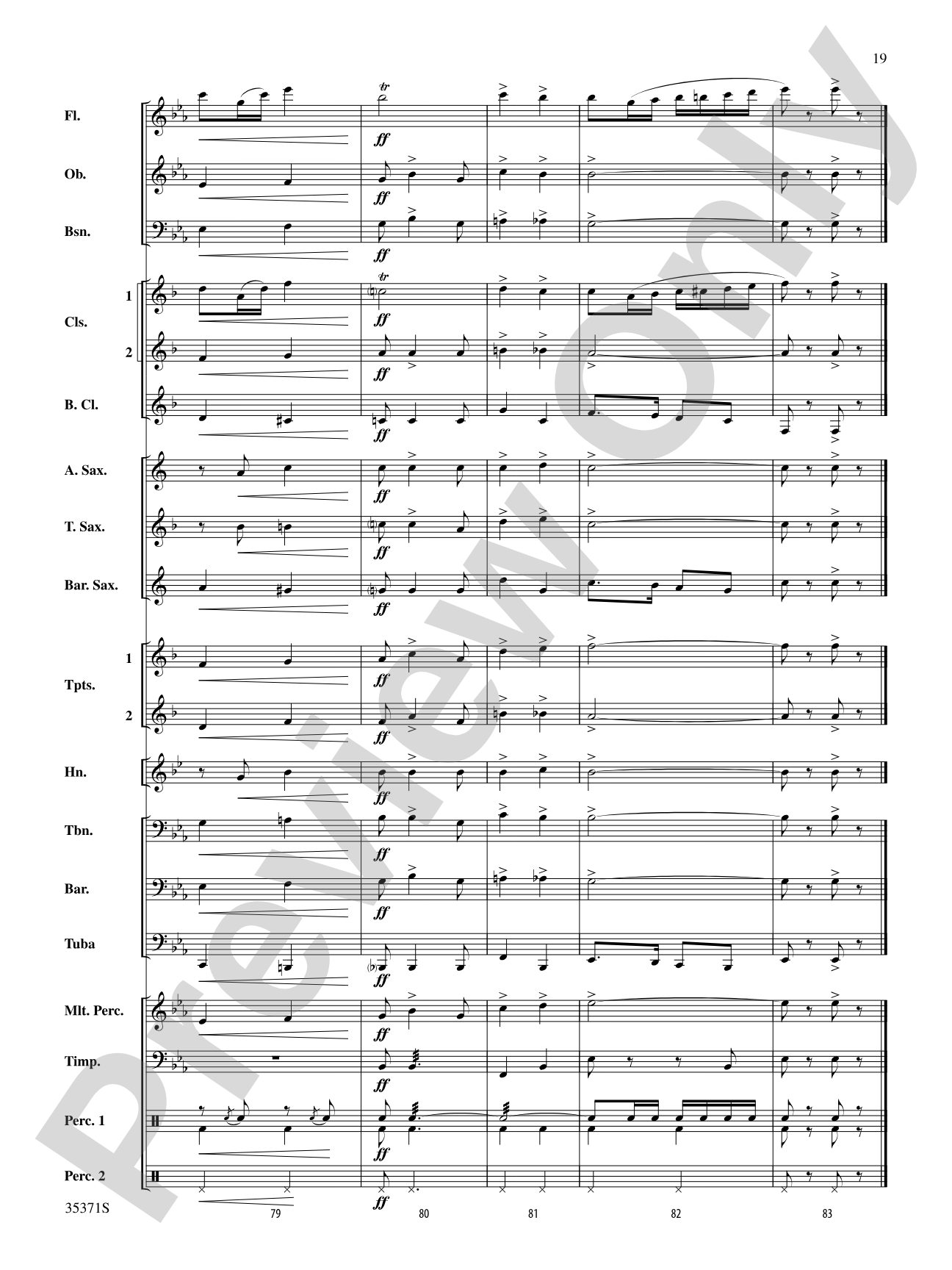 Semper Paratus: Score