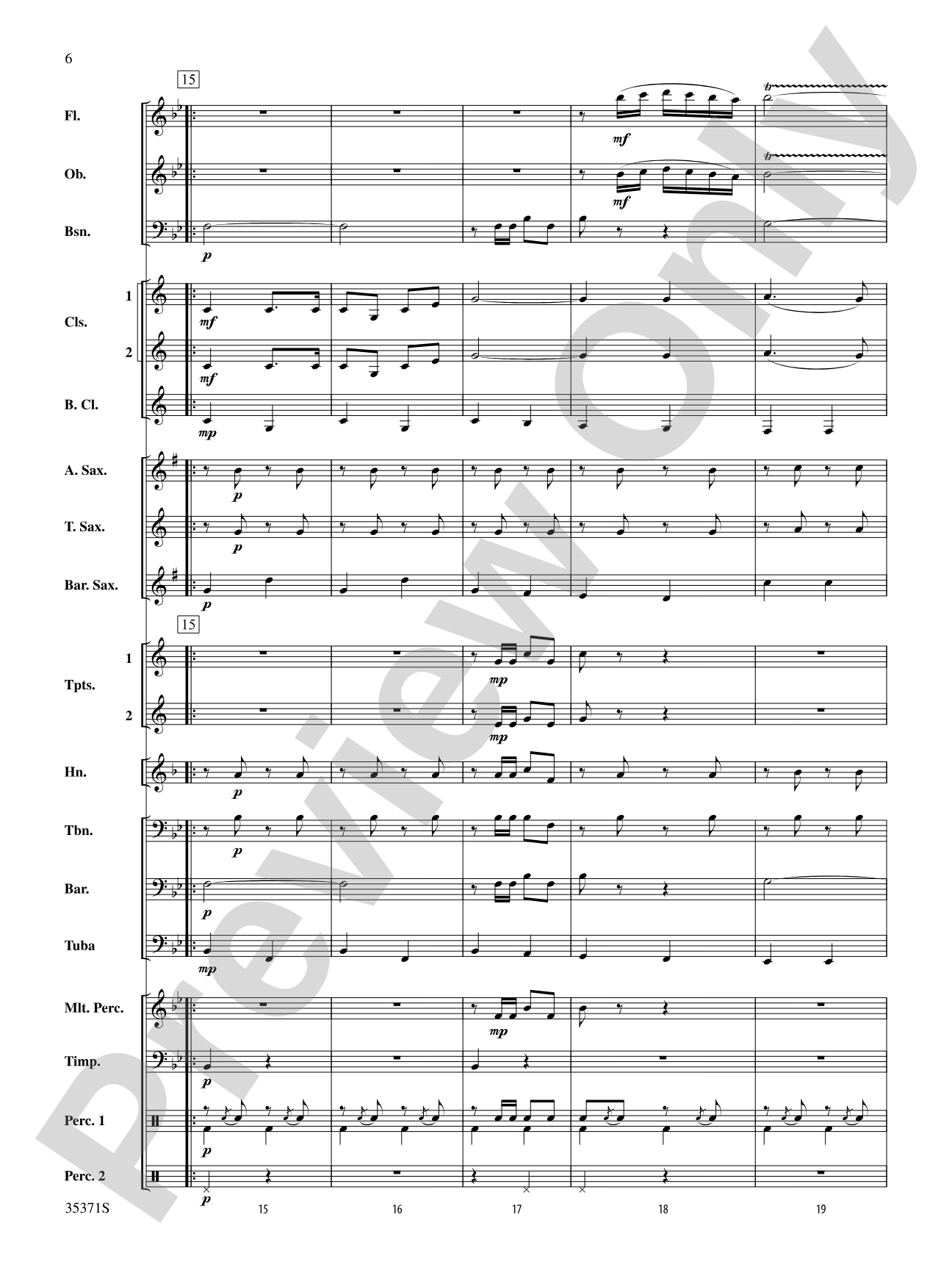 Semper Paratus: Score