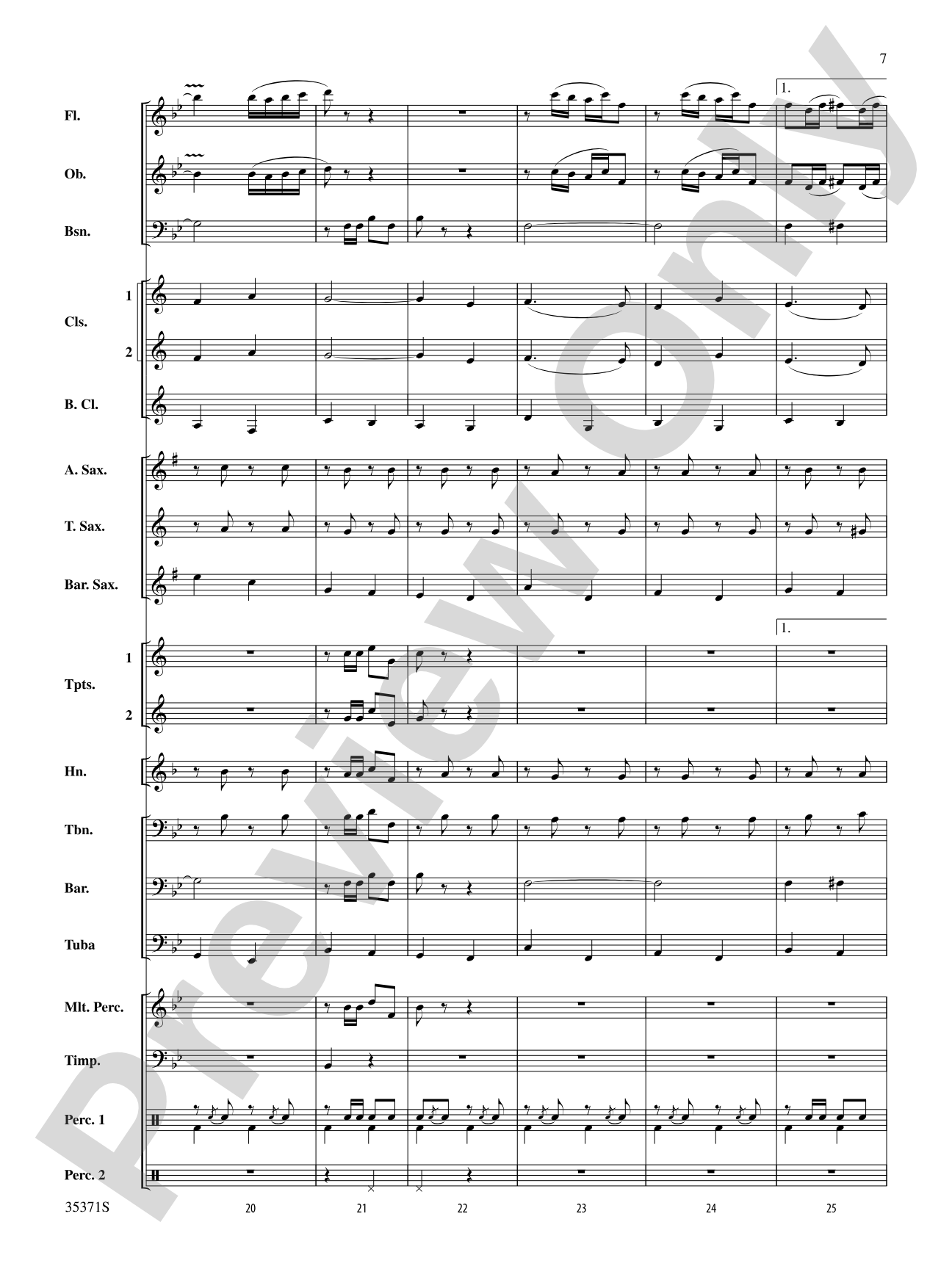 Semper Paratus: Score