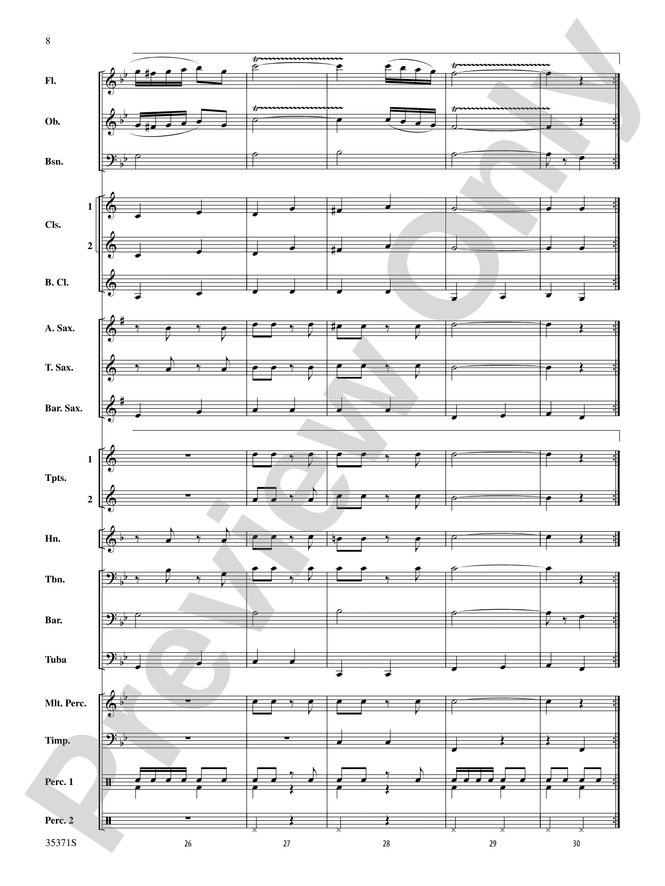 Semper Paratus: Score