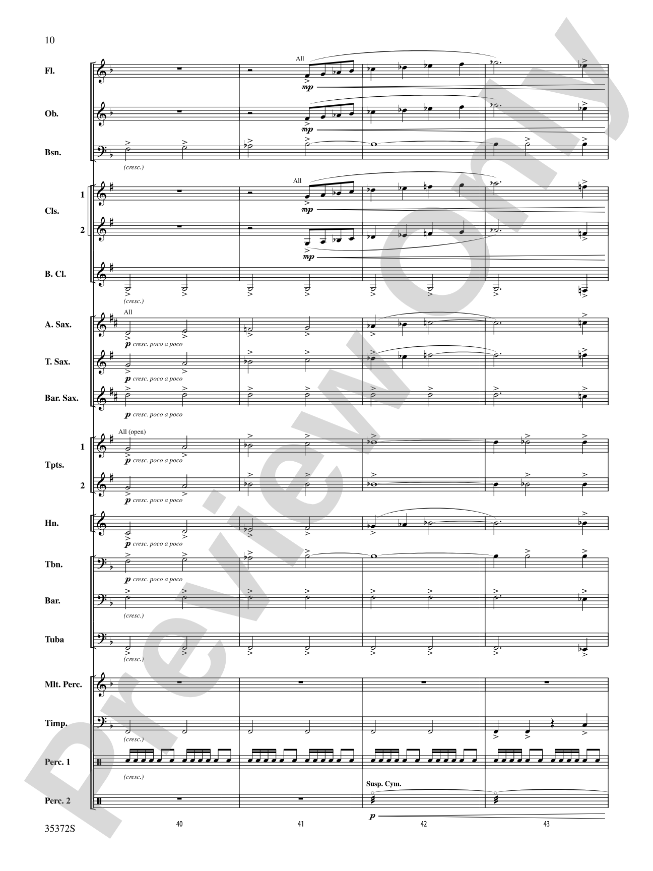 Structures: Concert Band Conductor Score & Parts