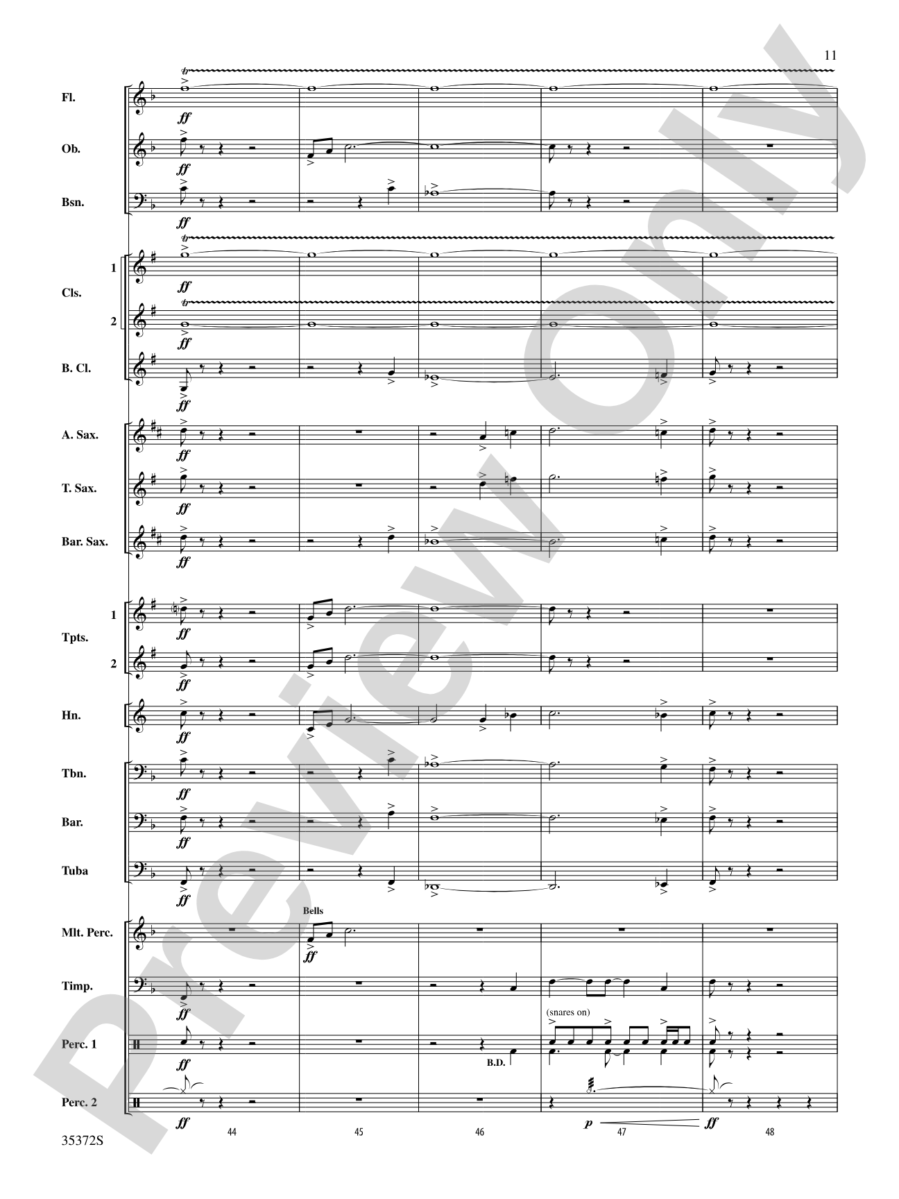 Structures: Concert Band Conductor Score & Parts