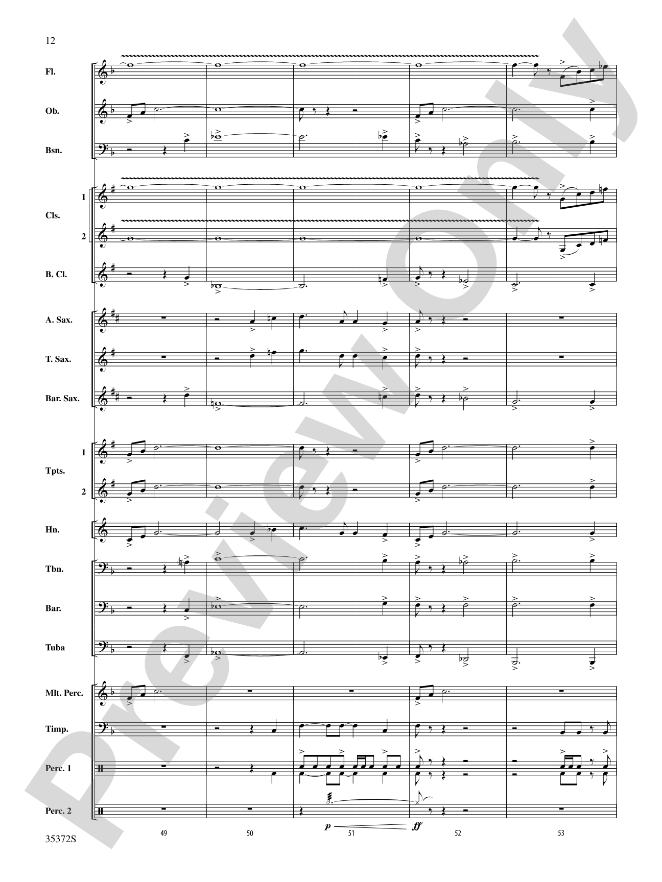 Structures: Concert Band Conductor Score & Parts