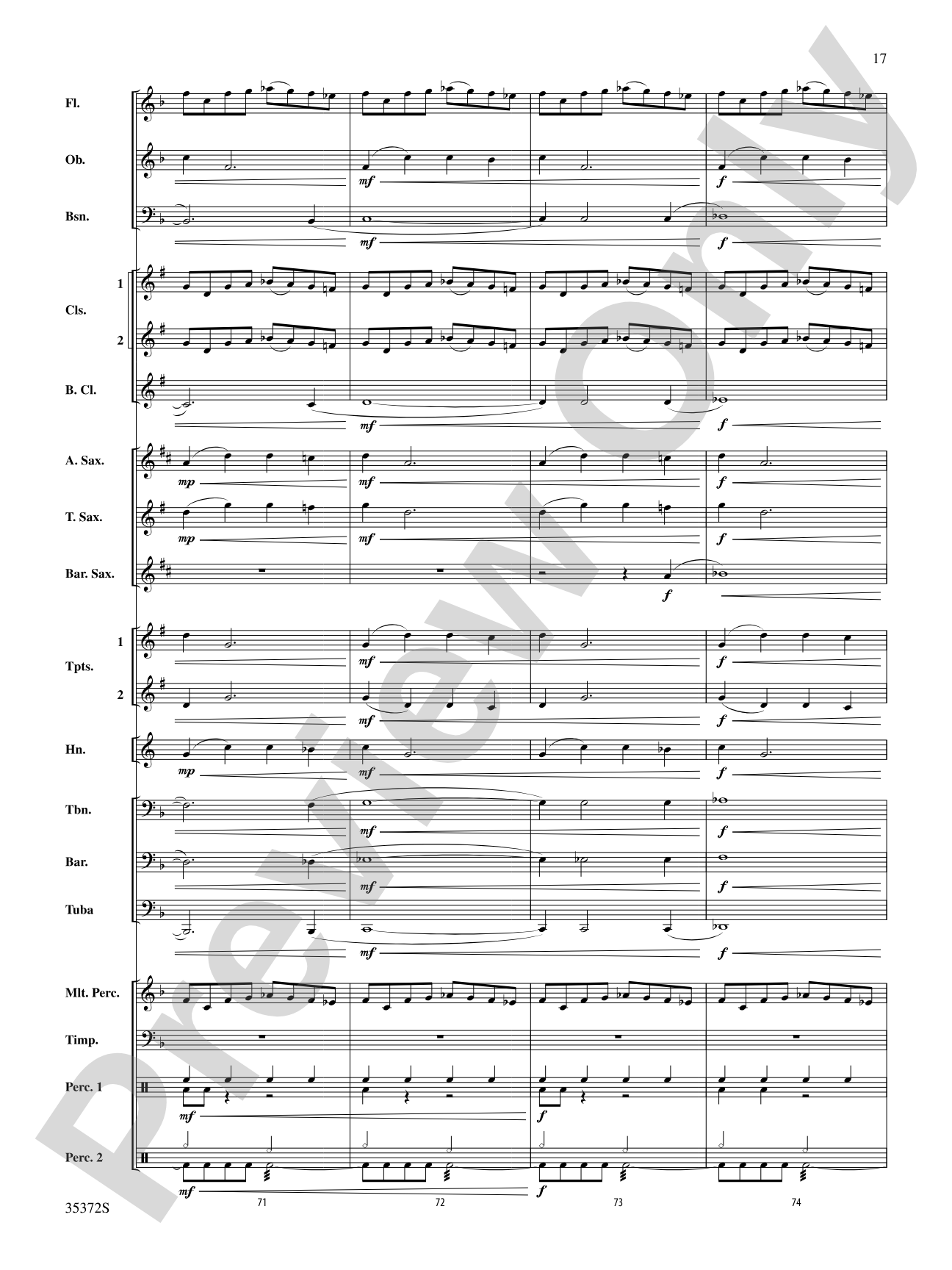 Structures: Concert Band Conductor Score & Parts