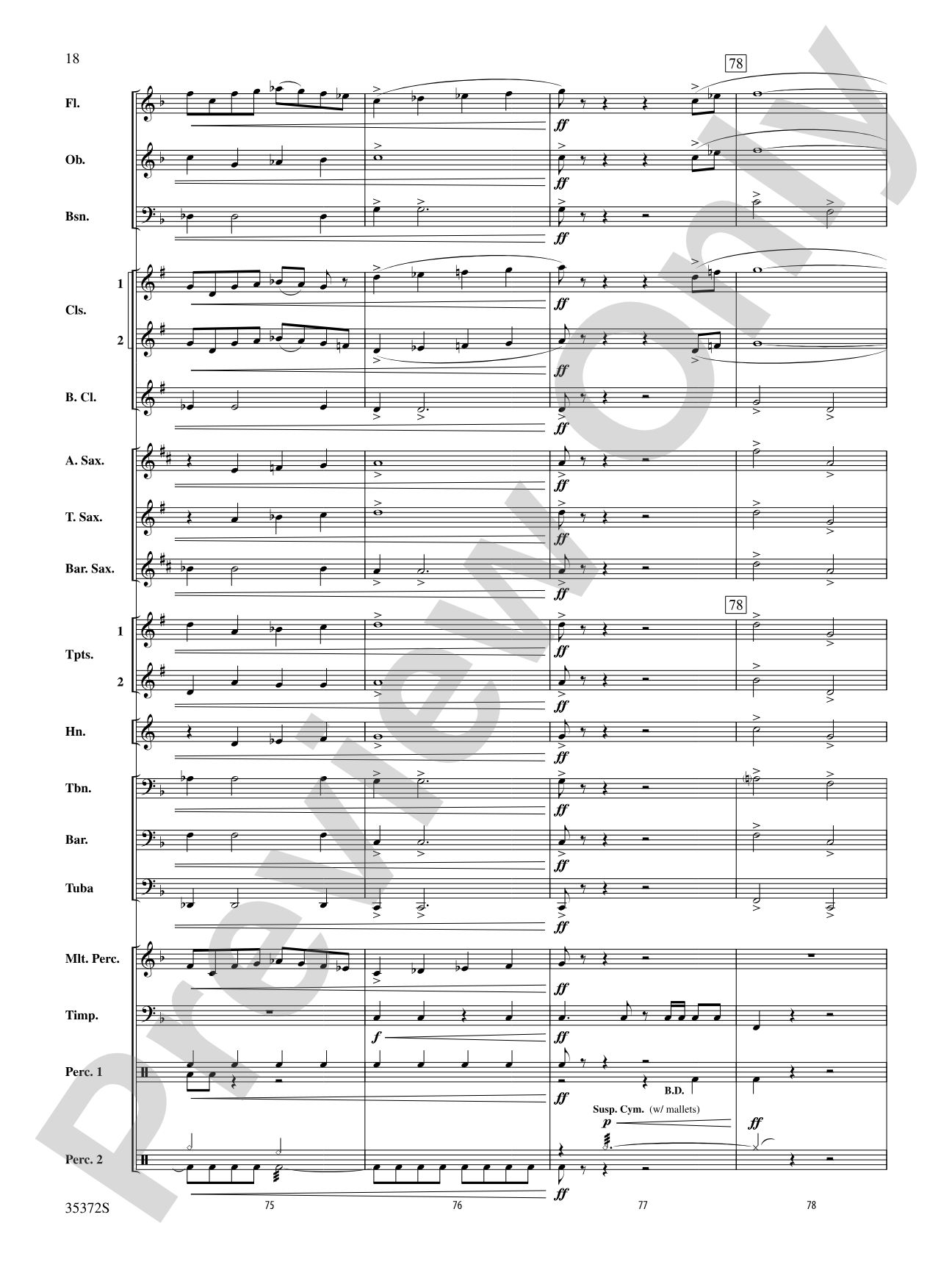 Structures: Concert Band Conductor Score & Parts