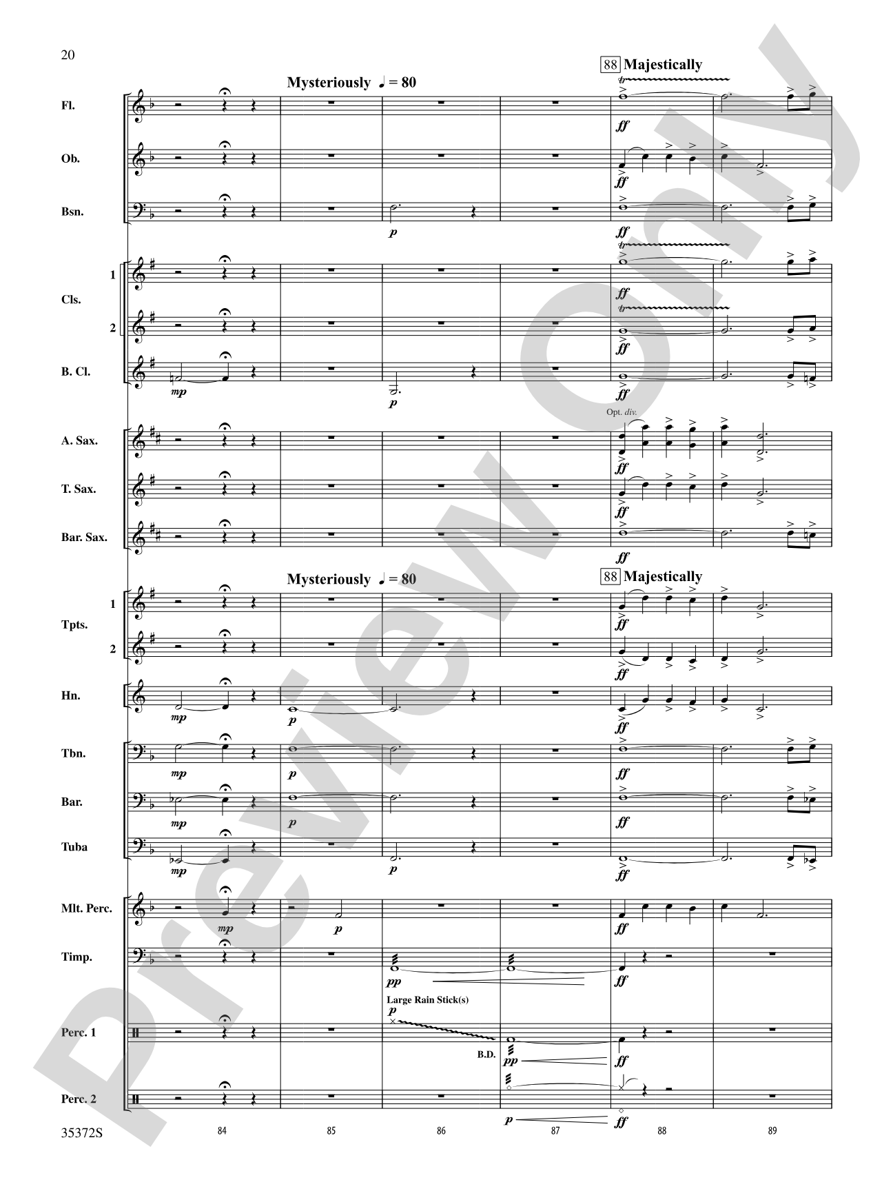 Structures: Concert Band Conductor Score & Parts