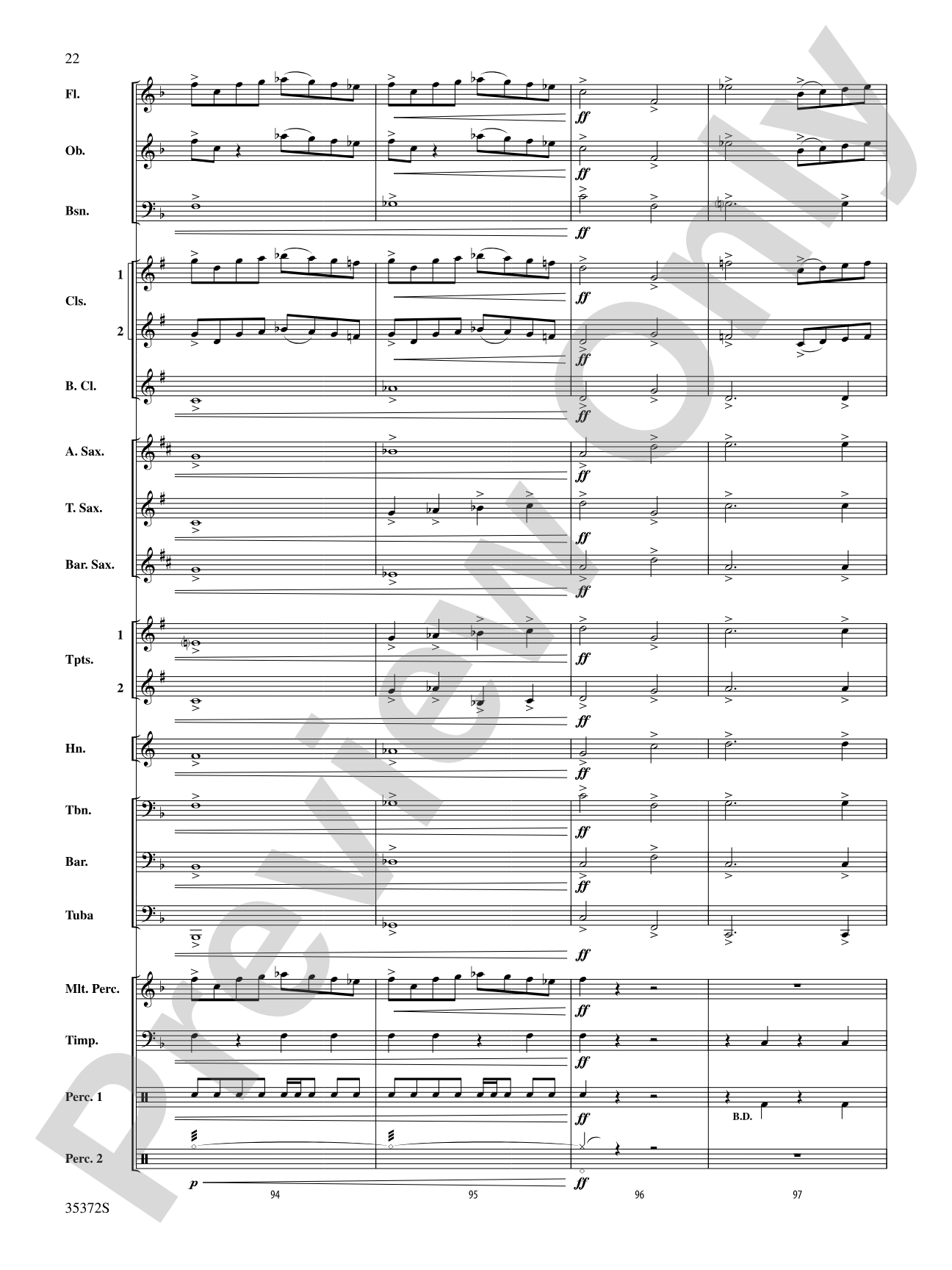 Structures: Concert Band Conductor Score & Parts