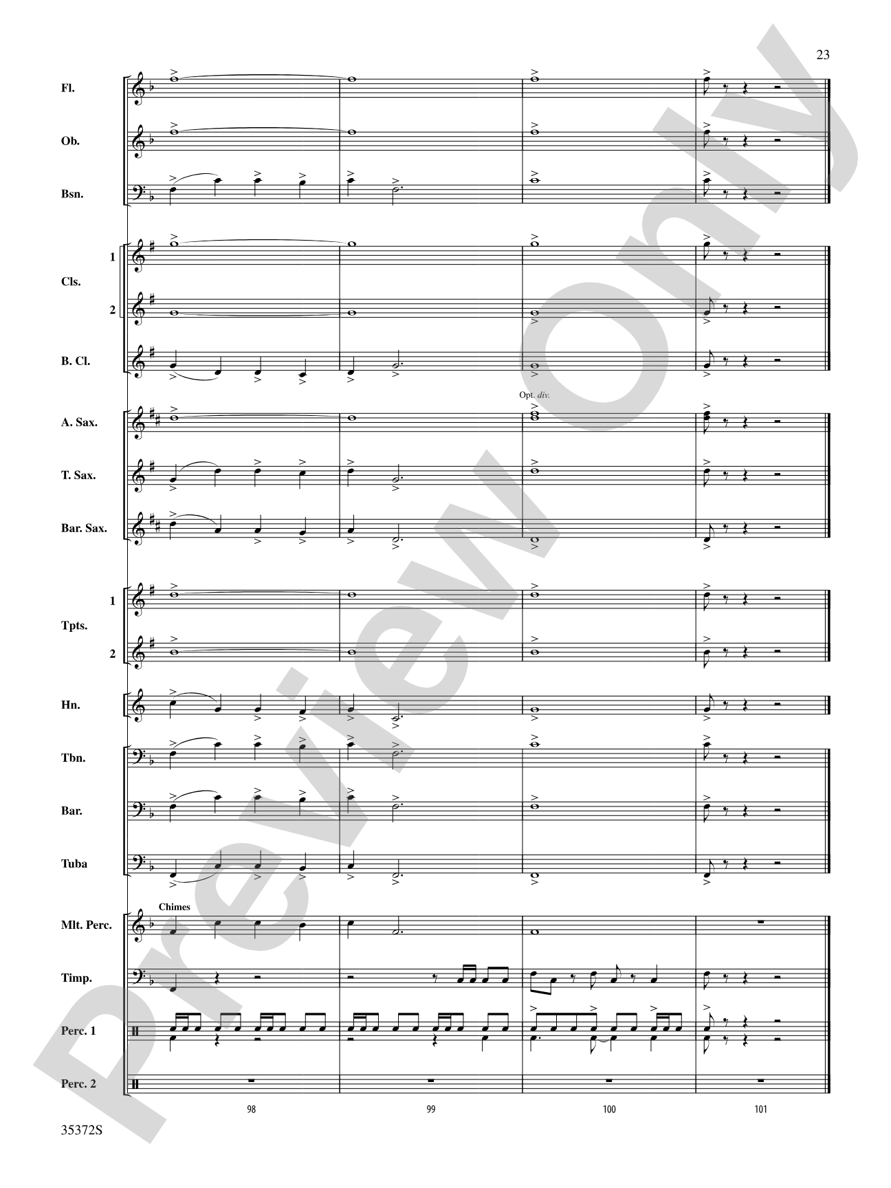 Structures: Concert Band Conductor Score & Parts
