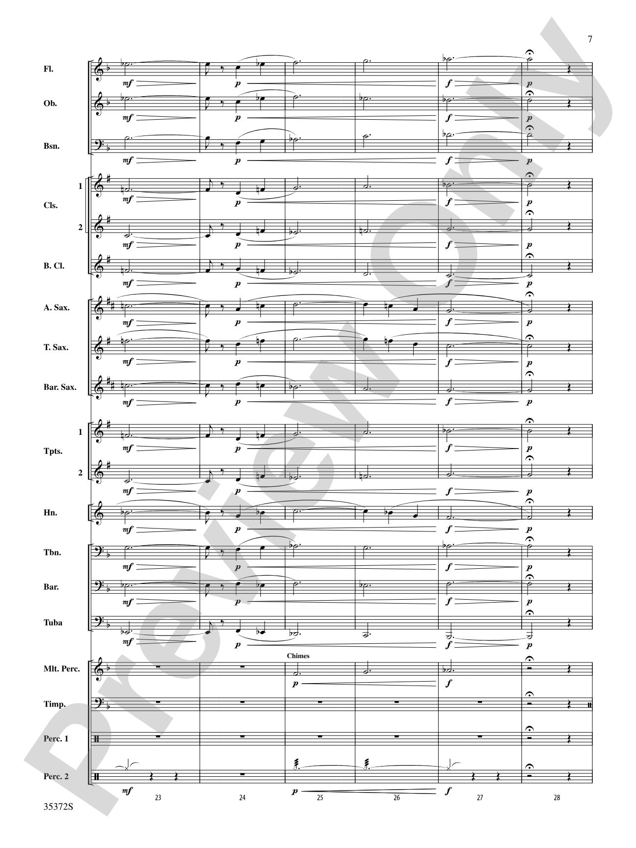Structures: Concert Band Conductor Score & Parts