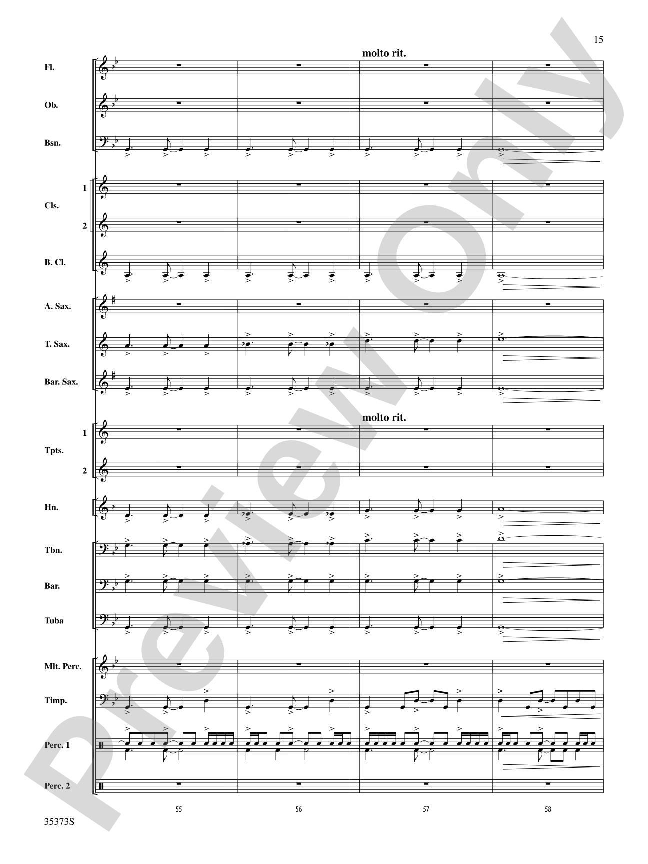 Chimera: Concert Band Conductor Score & Parts