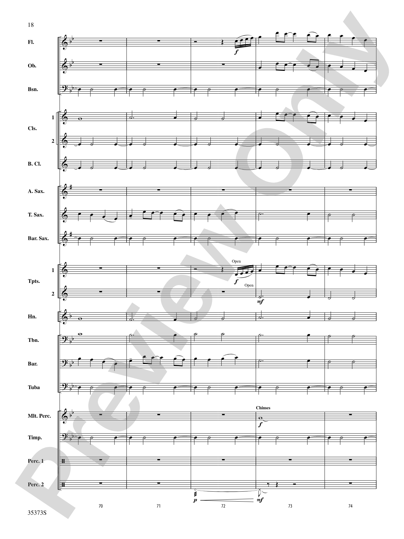 Chimera: Concert Band Conductor Score & Parts