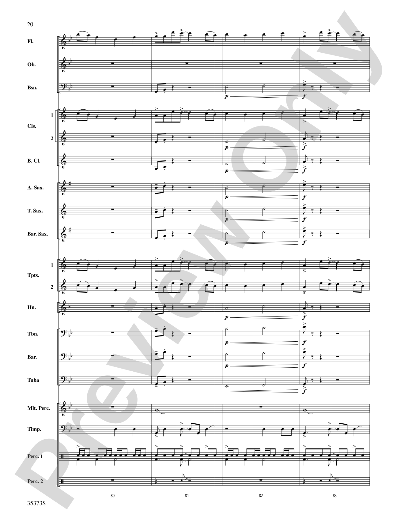 Chimera: Concert Band Conductor Score & Parts