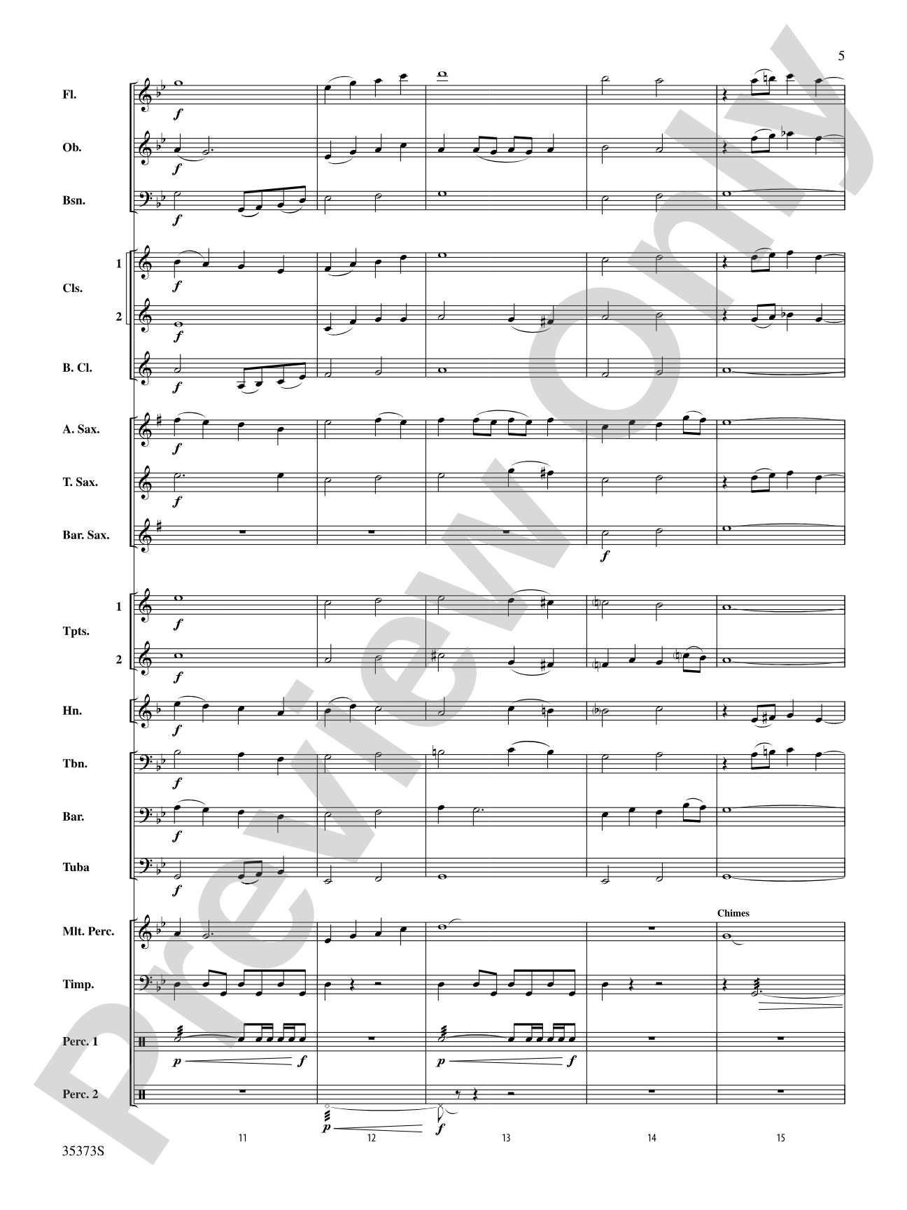 Chimera: Concert Band Conductor Score & Parts