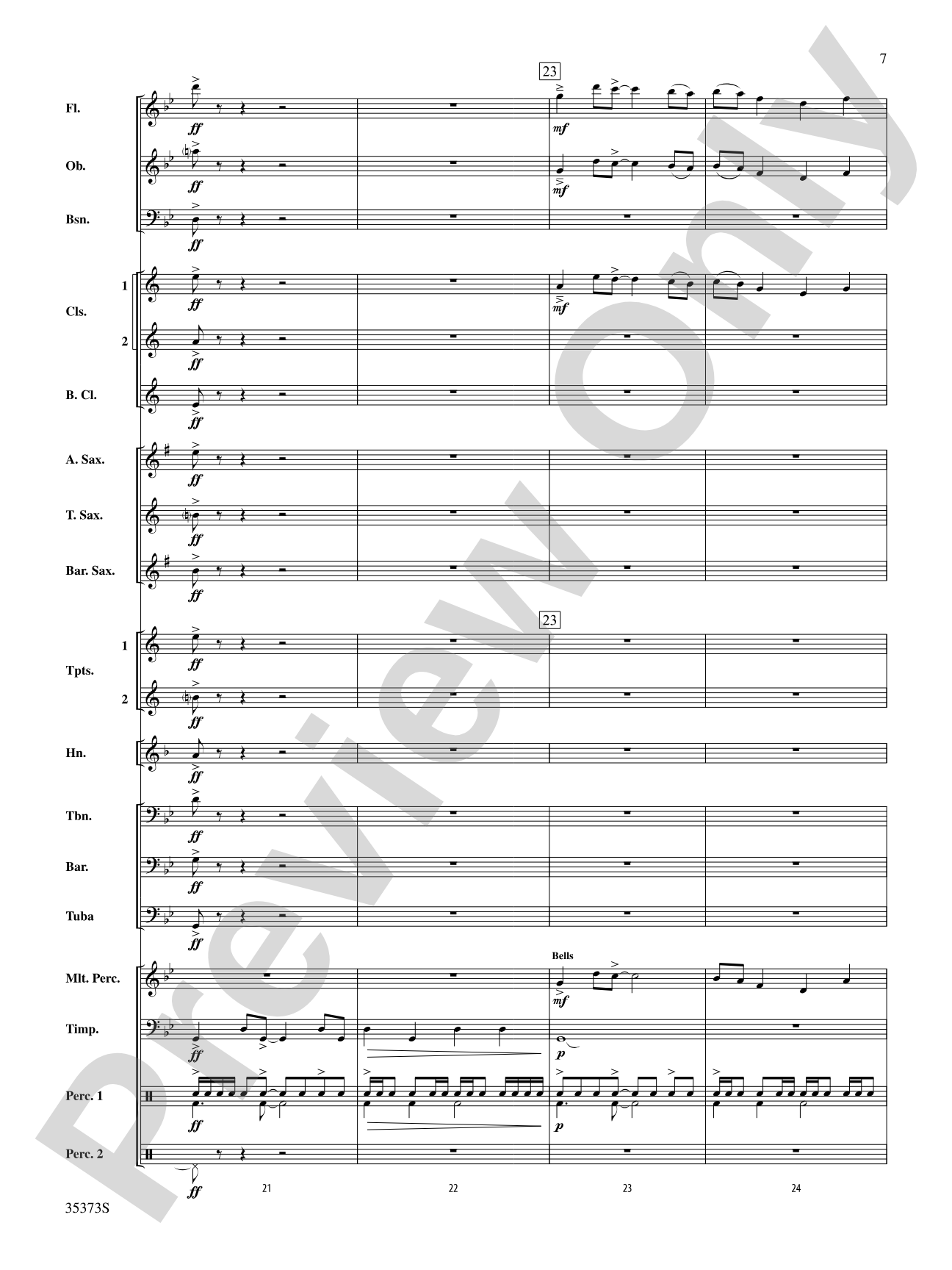 Chimera: Concert Band Conductor Score & Parts
