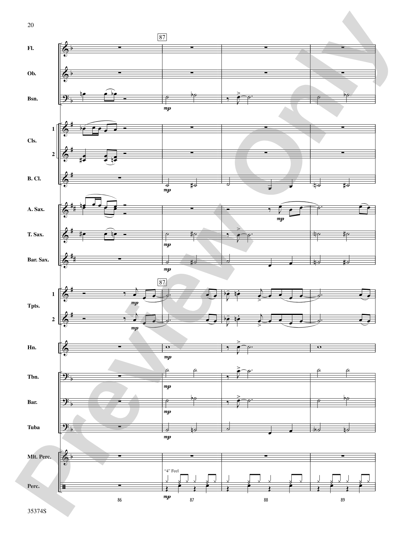 At the Ragtime Ball: Concert Band Conductor Score & Parts