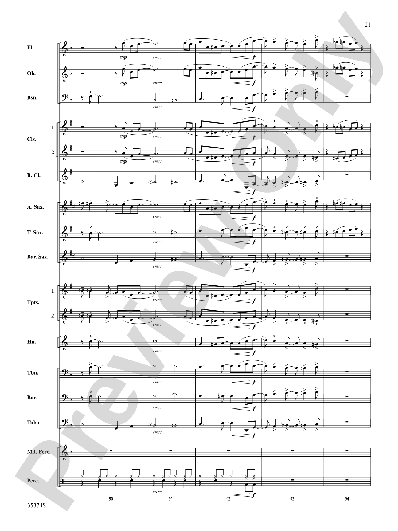At the Ragtime Ball: Concert Band Conductor Score & Parts