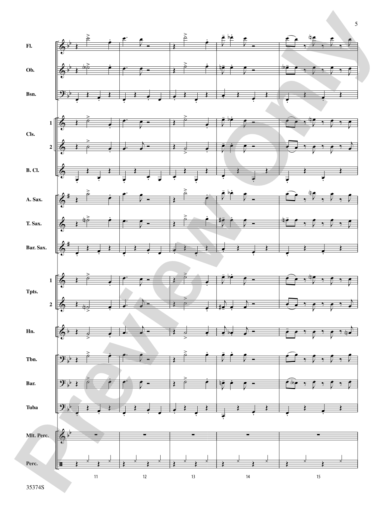 At the Ragtime Ball: Concert Band Conductor Score & Parts