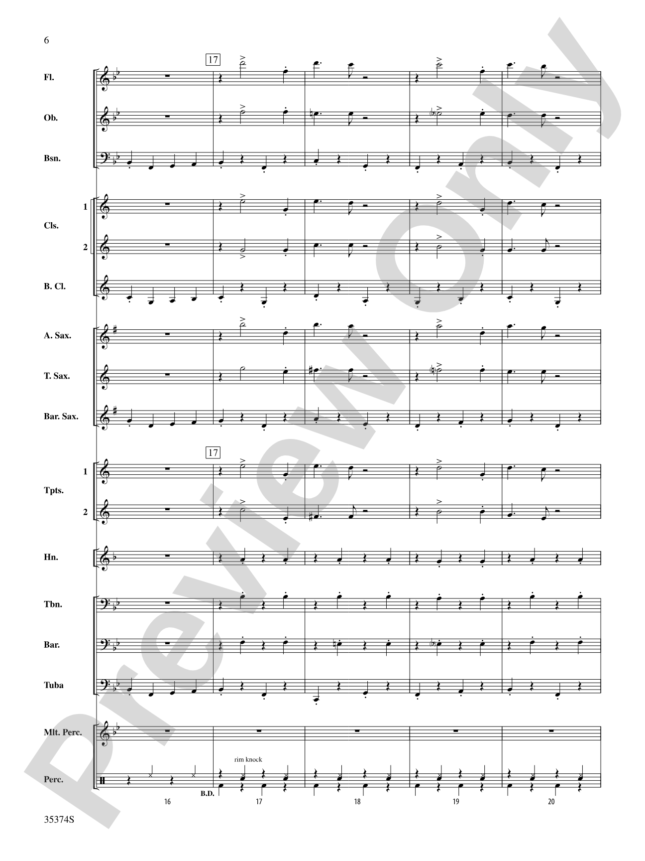 At the Ragtime Ball: Concert Band Conductor Score & Parts