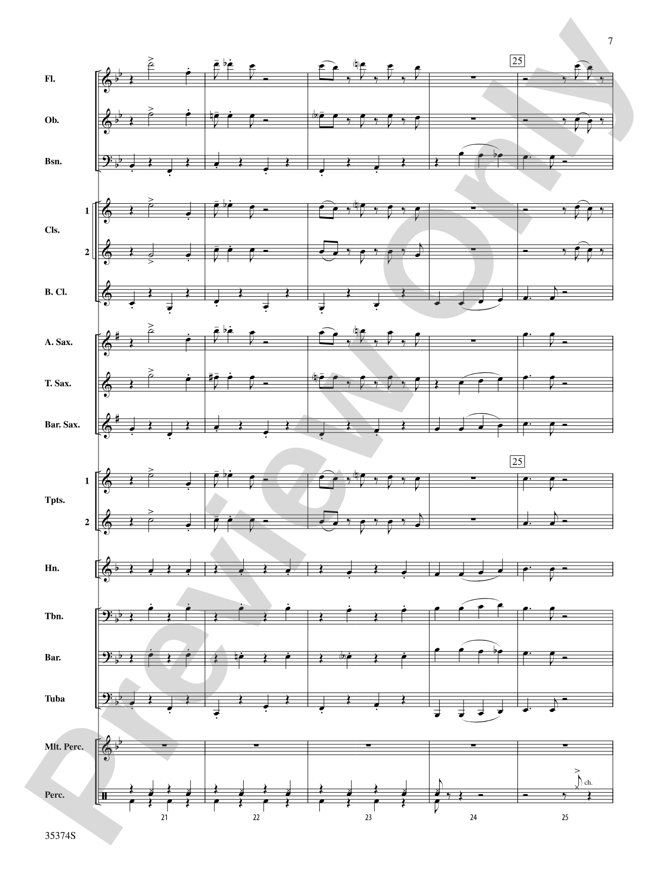 At the Ragtime Ball: Concert Band Conductor Score & Parts