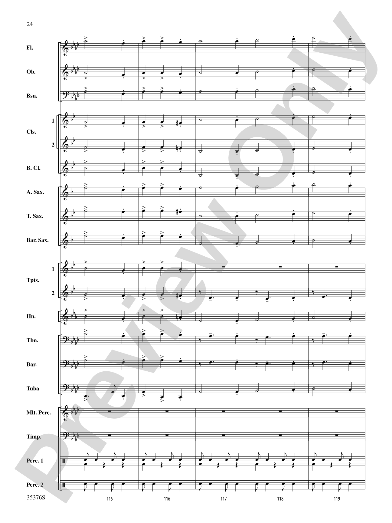 Two Famous Carols: Concert Band Conductor Score & Parts