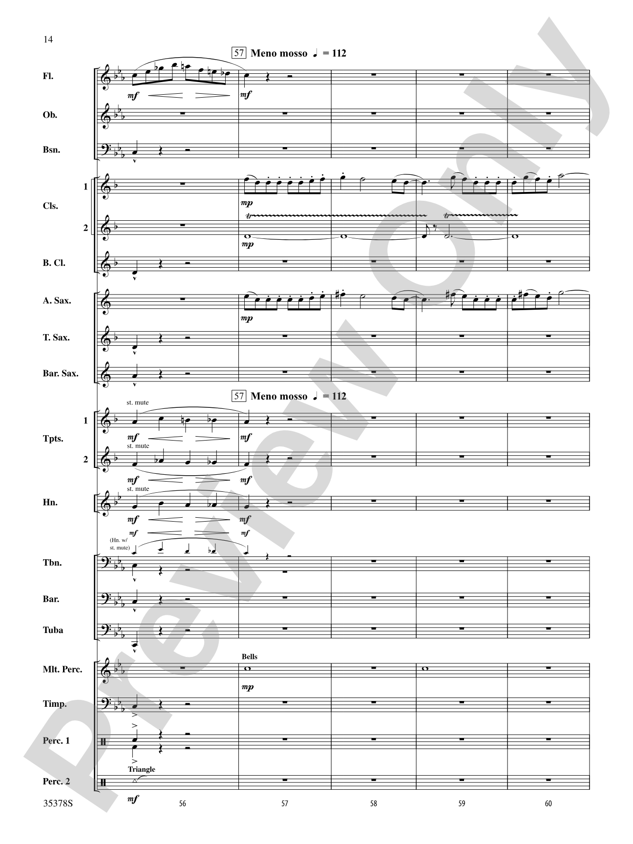 Trittico: Concert Band Conductor Score & Parts