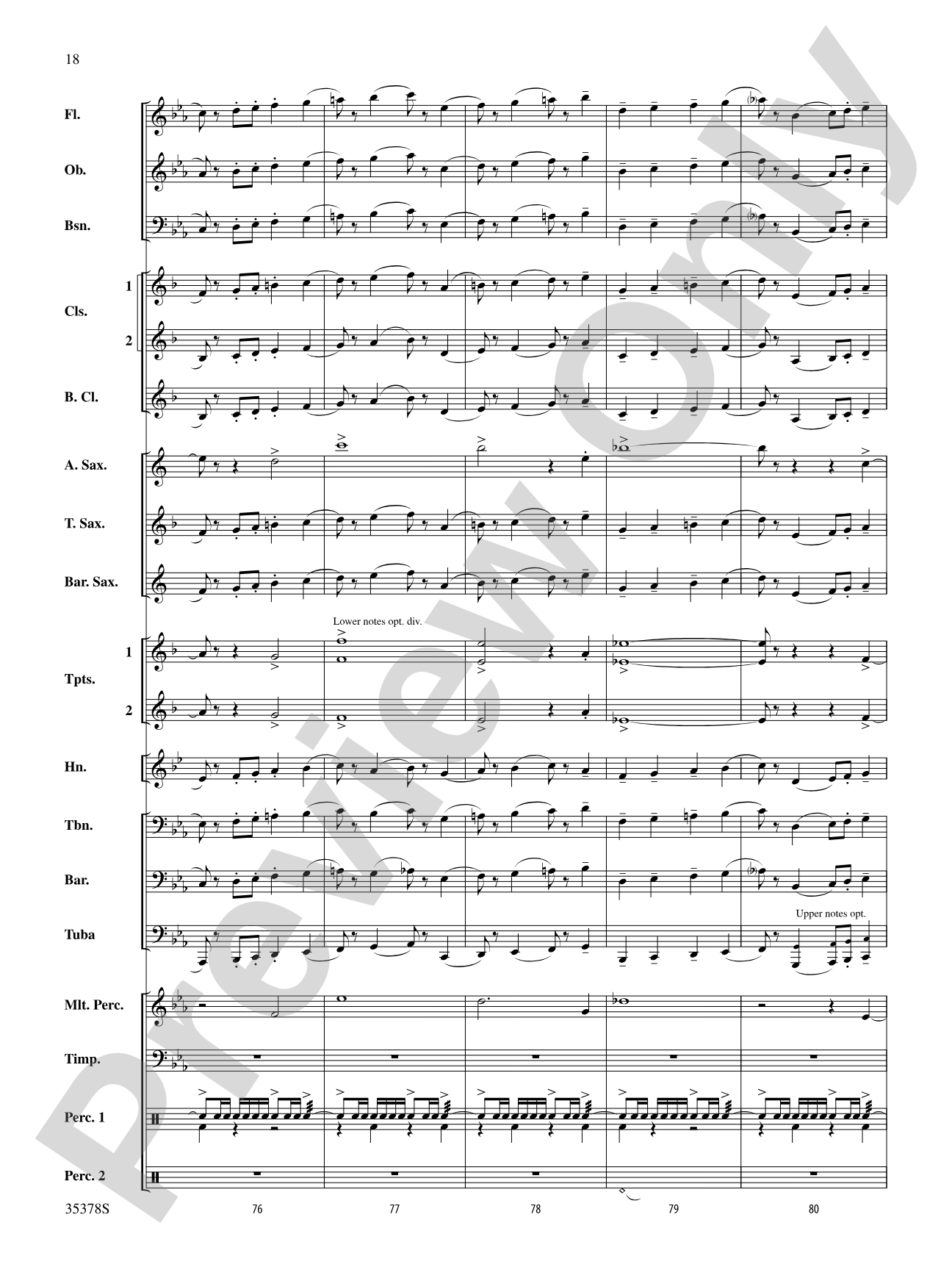 Trittico: Concert Band Conductor Score & Parts