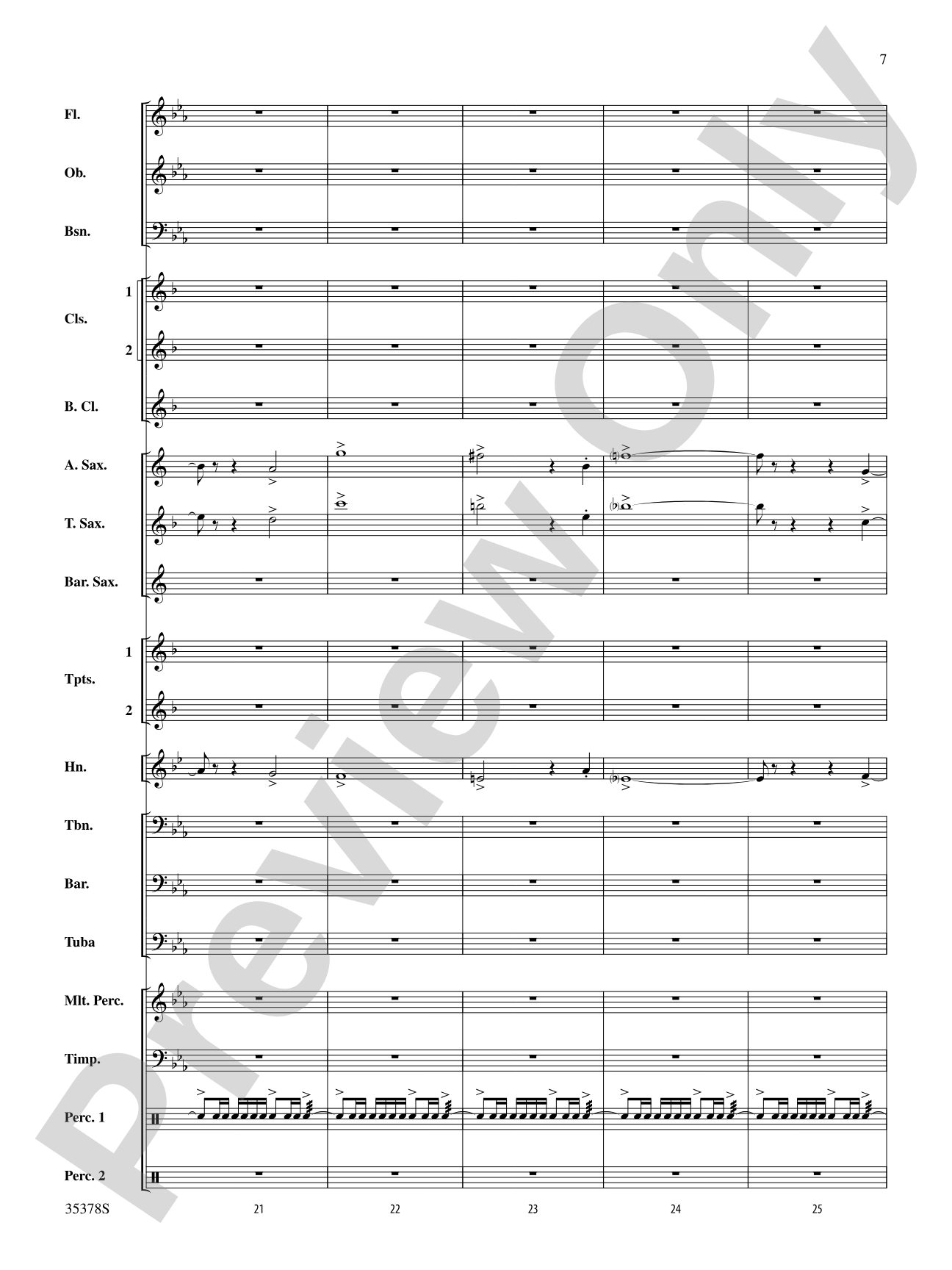 Trittico: Concert Band Conductor Score & Parts